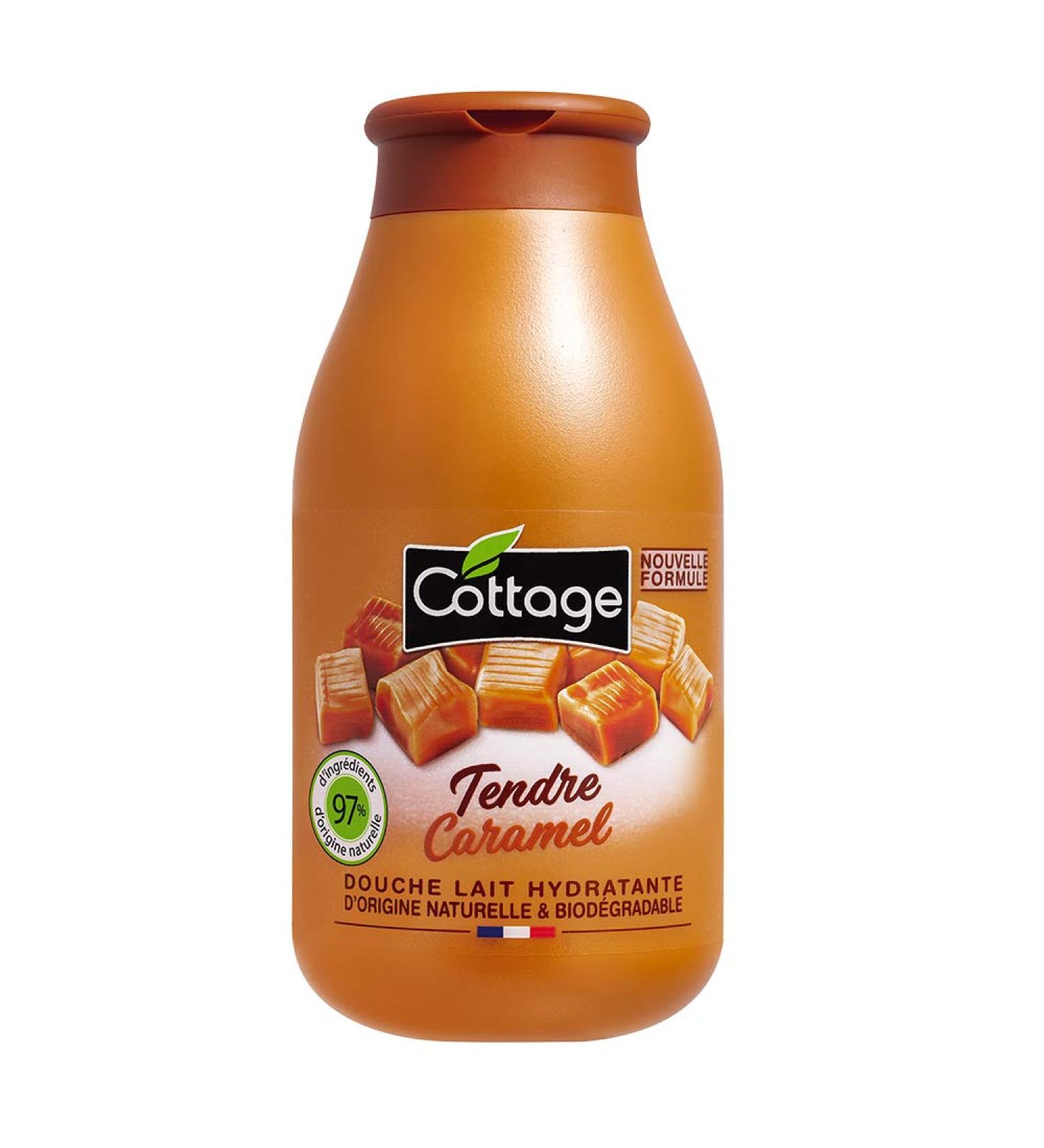 Cottage Douche Lait Hydratante Tendre Caramel 97 % d Ingr dients d Origine Naturelle 250 ml 250 ml (Lot de 1) - Buy Online on GoSupps.com