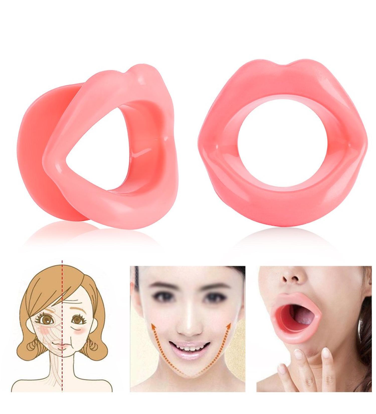 Buy Lip Trainer - Silicone Face Lifting Exerciser for Mouth Muscle Tightening & Anti-Wrinkle Results | International Shipping Available - Buy Online on GoSupps.com