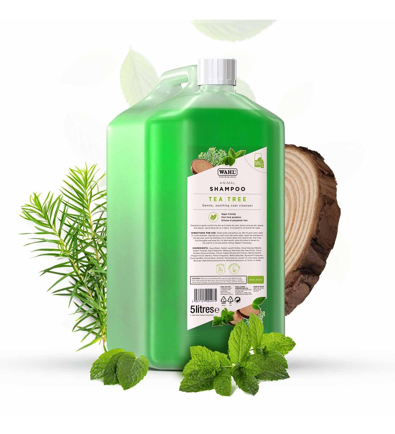 Buy WAHL Tea Tree Pet Shampoo 5037127004975 - Gentle Hydrating & International Shipping Available - Buy Online on GoSupps.com