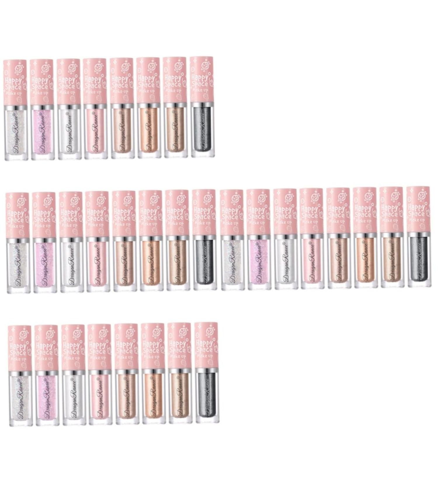 TOVINANNA 32 Pcs Eye Shadow Makeup Eyeshadow Eye Glitter Makeup Liquid Eyeshadow Cosmetic Lasting Miss - Buy Online on GoSupps.com