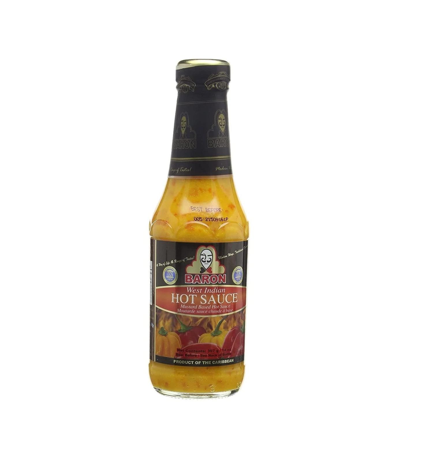 Baron West Indian Hot Sauce 397g / 14 oz