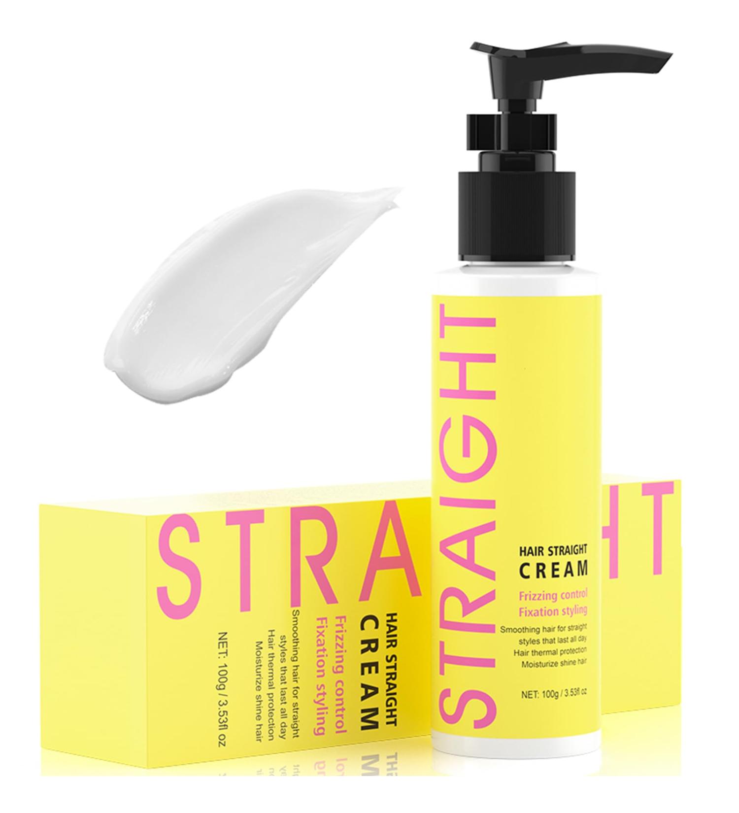 Gowwim Hair Straightener Cream - Keratin Treatment for Curly Hair Smooths Frizz Salon Grade 3.38oz (100g) - International Shipping Available - Buy Online on GoSupps.com