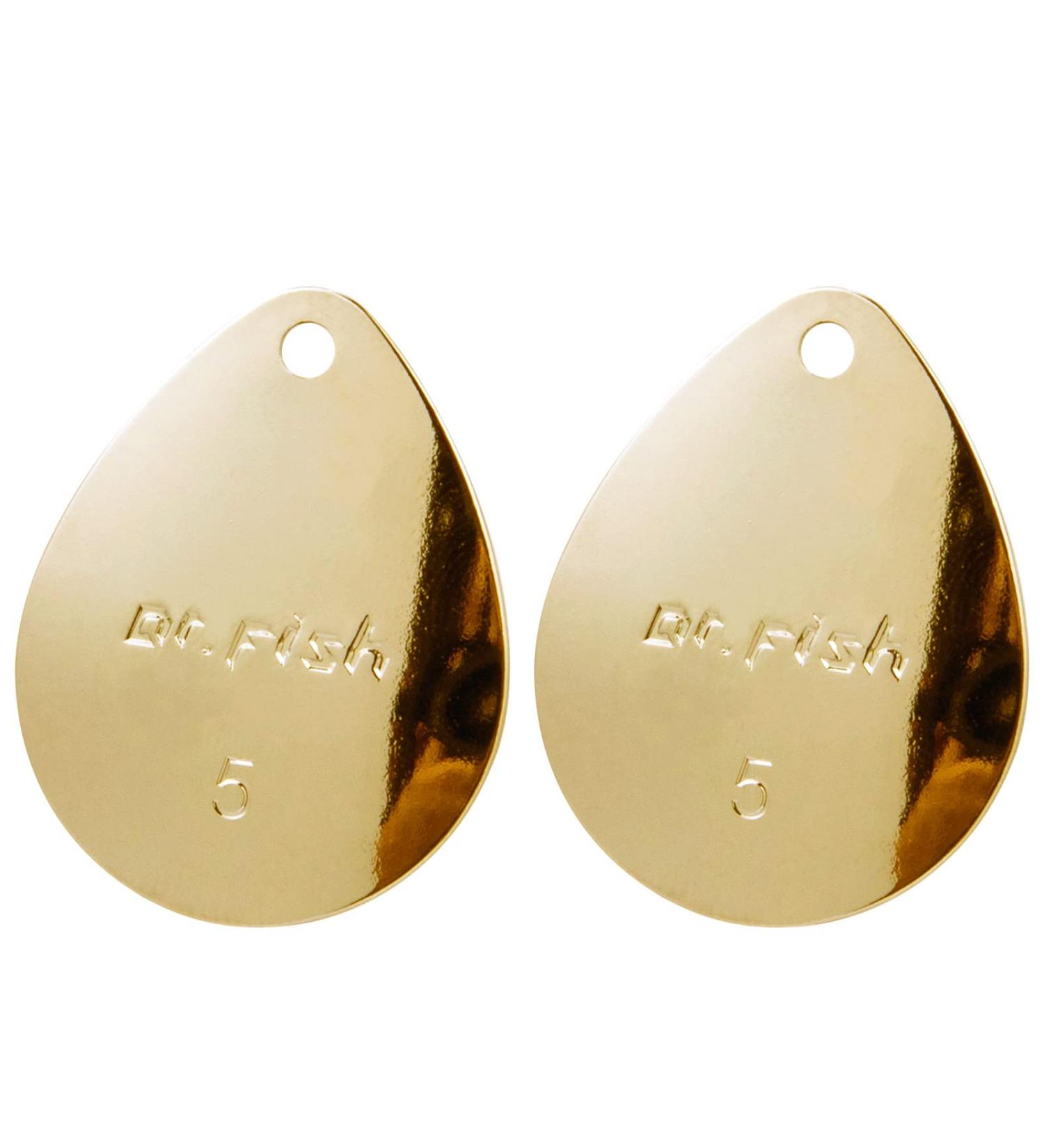 Dr.Fish Fishing Spinner Blade Kit - 30/60pcs Gold Silver Colorado Willow Spoons - DIY Spinner Bait Making Parts for Freshwater Saltwater Walleye Rig - Inline Colorado Blades #3 - Easy Spin Accessories - Buy Online on GoSupps.com