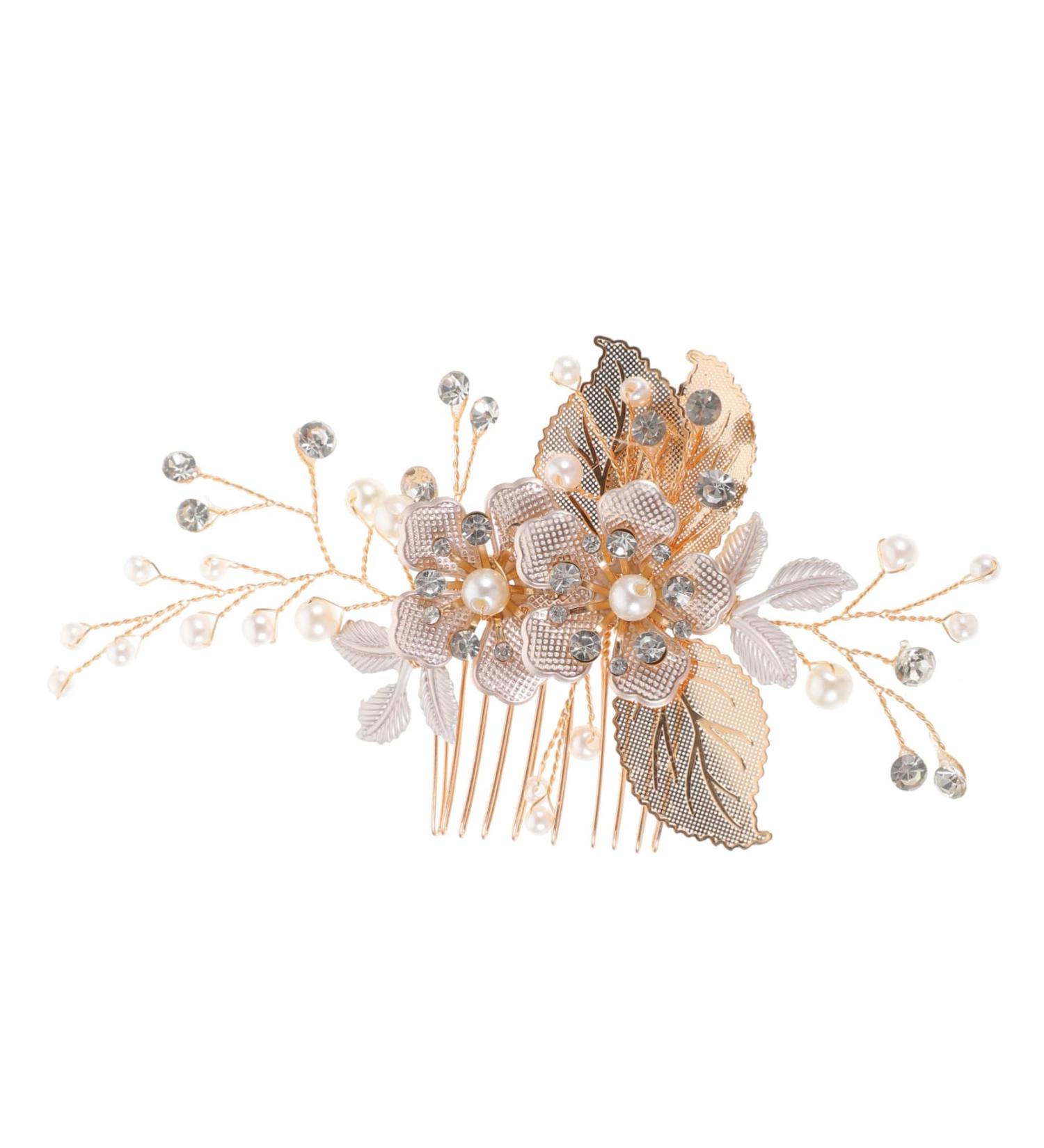 Healeved Hair Comb Hanfu Hair Accessories Formal Hair Accessories for Women Bride Hair Accessories Wedding Hair Clip Flower Hair Accessories Hair Styling Accessories Fairy Jewelry for Women - Buy Online on GoSupps.com