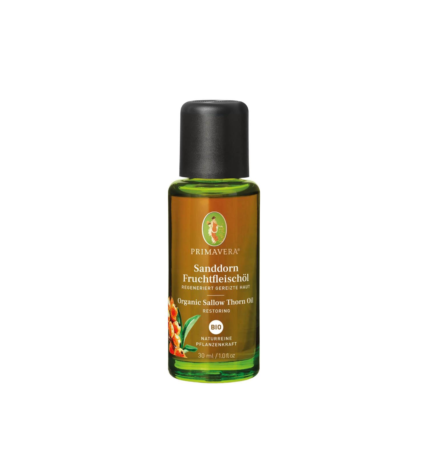  Primavera PRIMAVERA Organic Sea Buckthorn Pulp Treatment Oil 30ml - Pure Plant Power - Glass Bottle - Aromatic Oil Body Oil Natural Cosmetic - Skin Repair Fortifying Soothing Coloring - Vegan - Buy Online on GoSupps.com