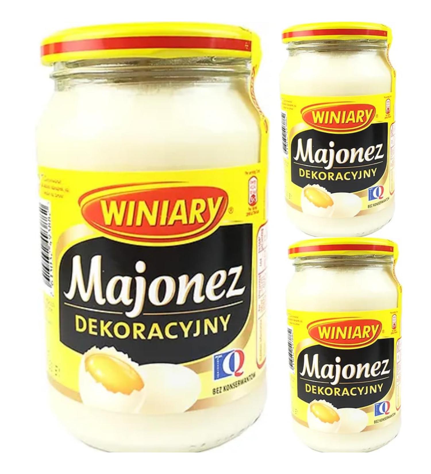 Winiary Decorative Mayonnaise 700 Mililiter x 3 Pieces - Buy Online on GoSupps.com