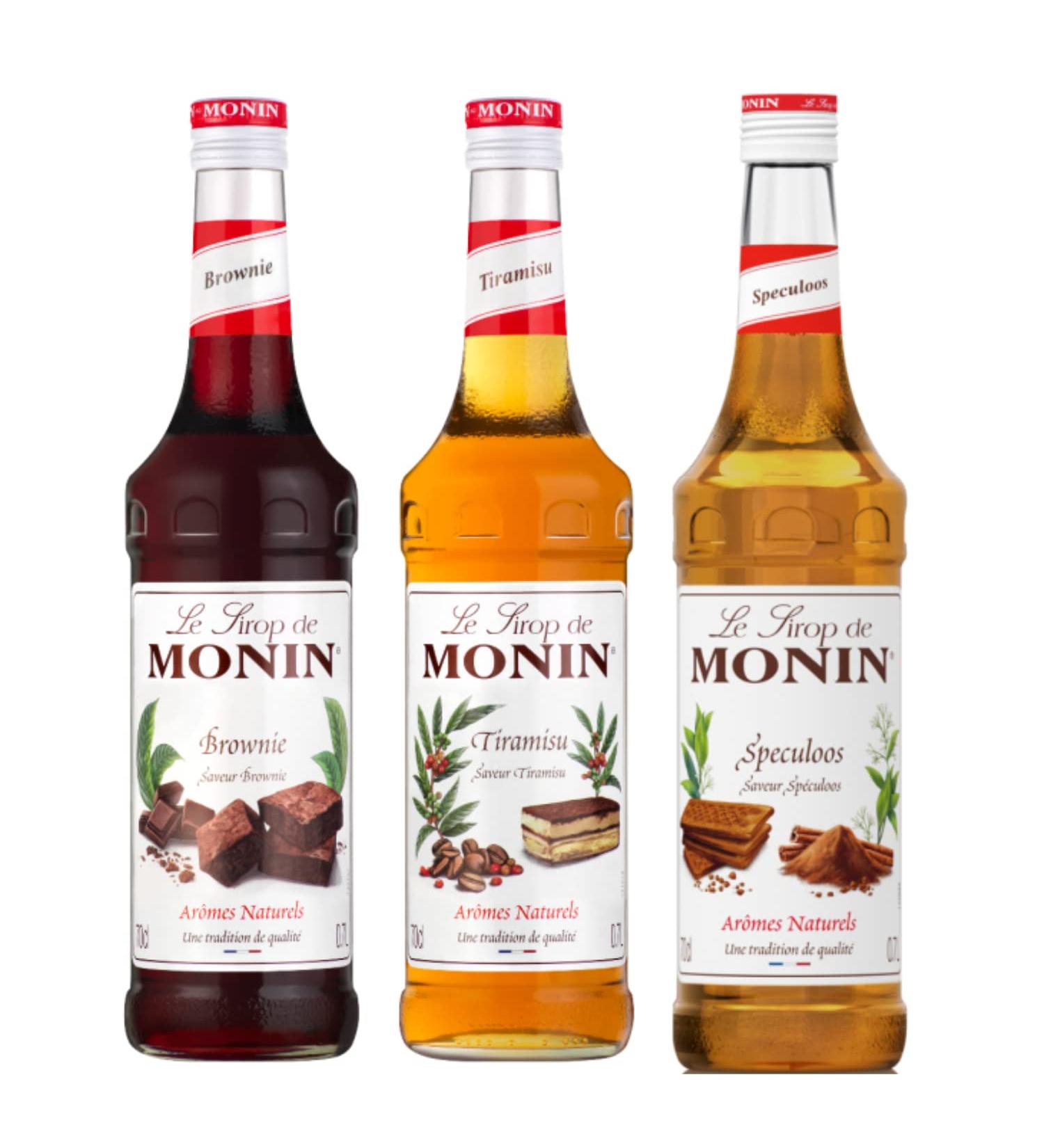 Lot sirops gourmands - Brownie Tiramisu Speculos - 3x70cL