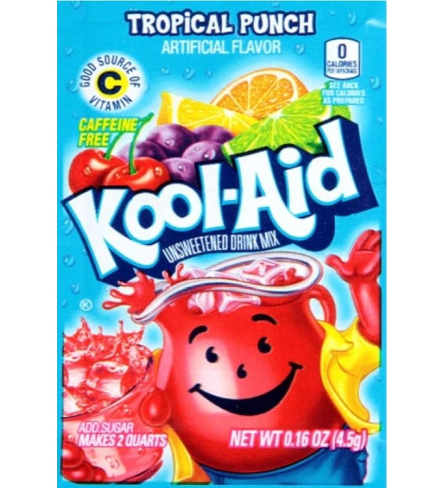 Kool Aid Tropical Punch - 4.5g Pack of 5