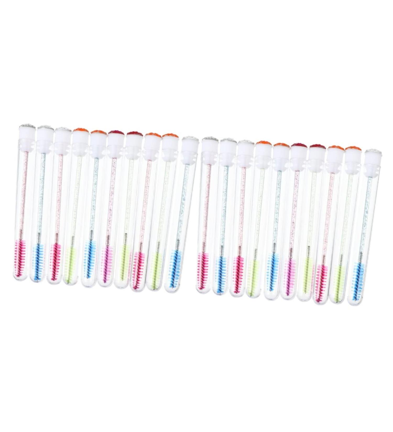 FOMIYES 20 Pcs Mascara Wand Tube Disposable Makeup Tools Disposable Makeup Applicators Beauty Makeup Tool 11x1.2x1.1cmx2pcs Assorted Colorx2pcs - Buy Online on GoSupps.com