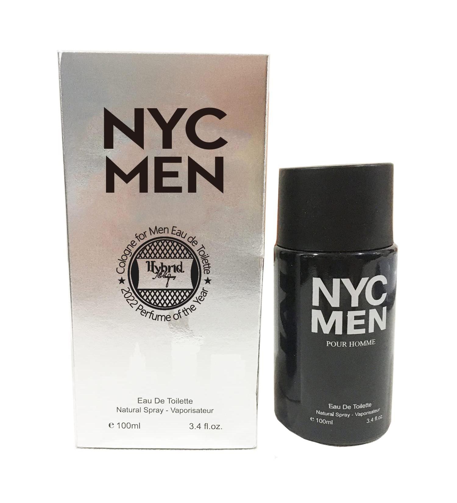 Hybrid & Company NYC Men Cologne for Men Eau De Toilette Natural Spray Masculine Scent 3.4 Fl Oz NYC MEN 3.4 Fl Oz (Pack of 1) - Buy Online on GoSupps.com