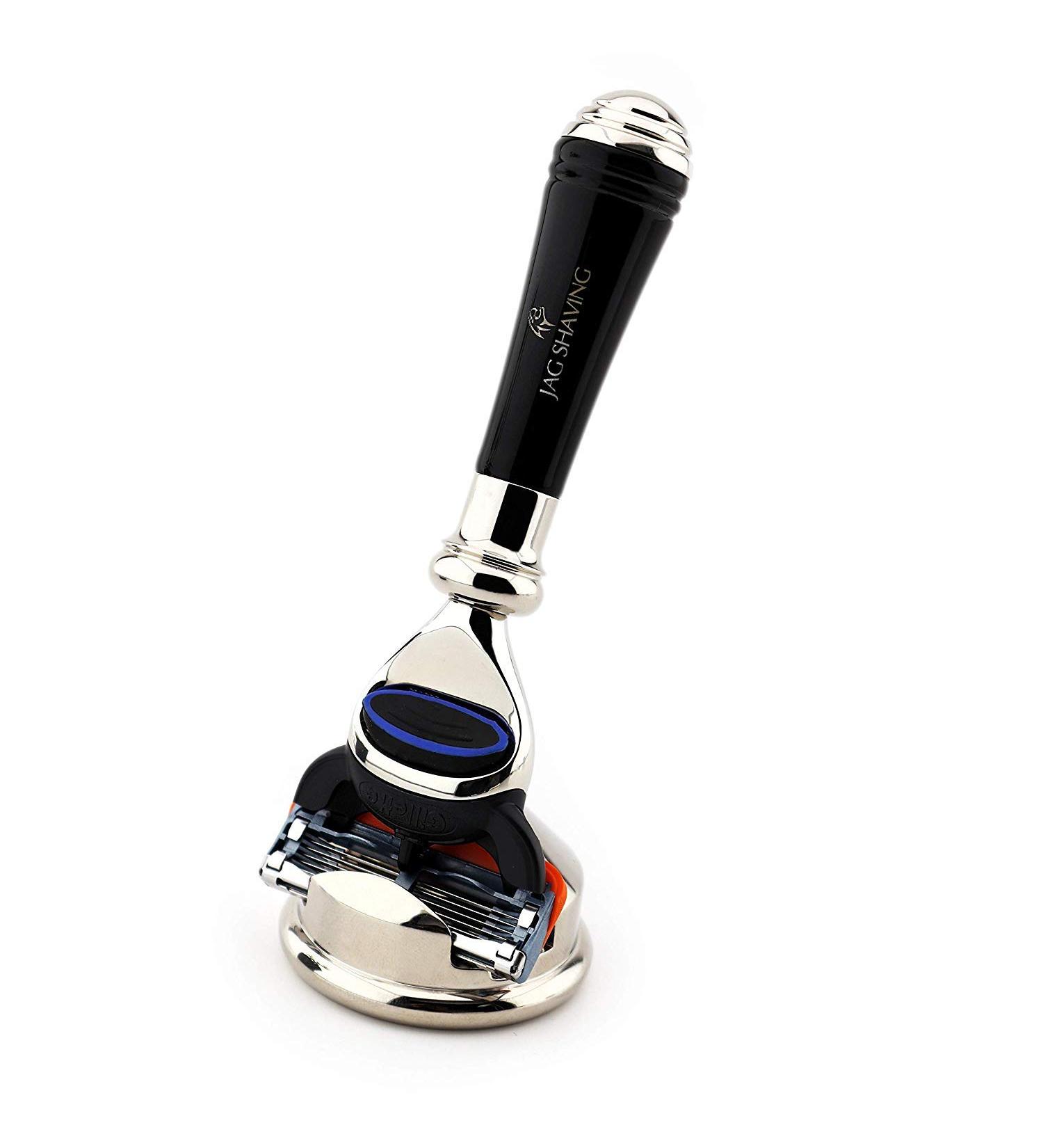 5-Edge Cartridges Razor Holder - High-Quality Resin Handle Extra Short Design for Men - Perfect for International Shipping - Buy Online on GoSupps.com