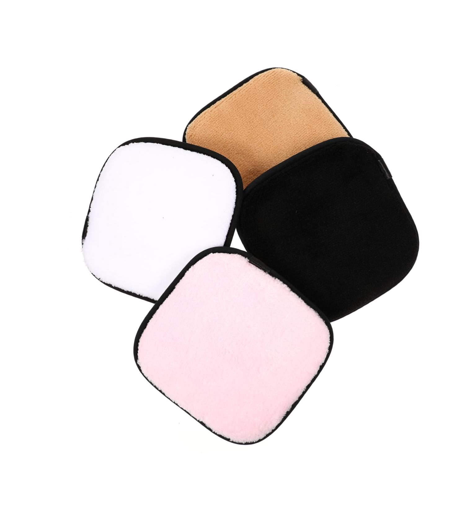 Beaupretty 4pcs Makeup Remover Pad Sponge - Eco-Friendly Fiber Cotton Cleansing Pads for All Skin Types - Buy Online on GoSupps.com