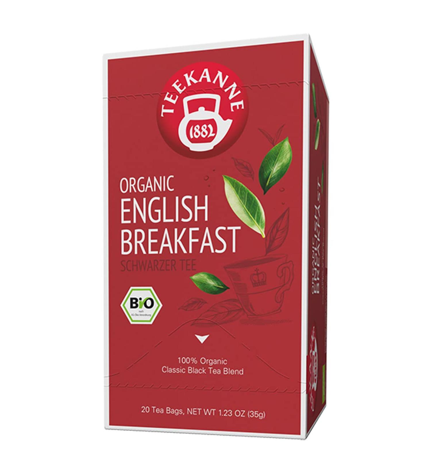 n.v. English Breakfast Organic Teapot - 20 Tea Bags - 35g