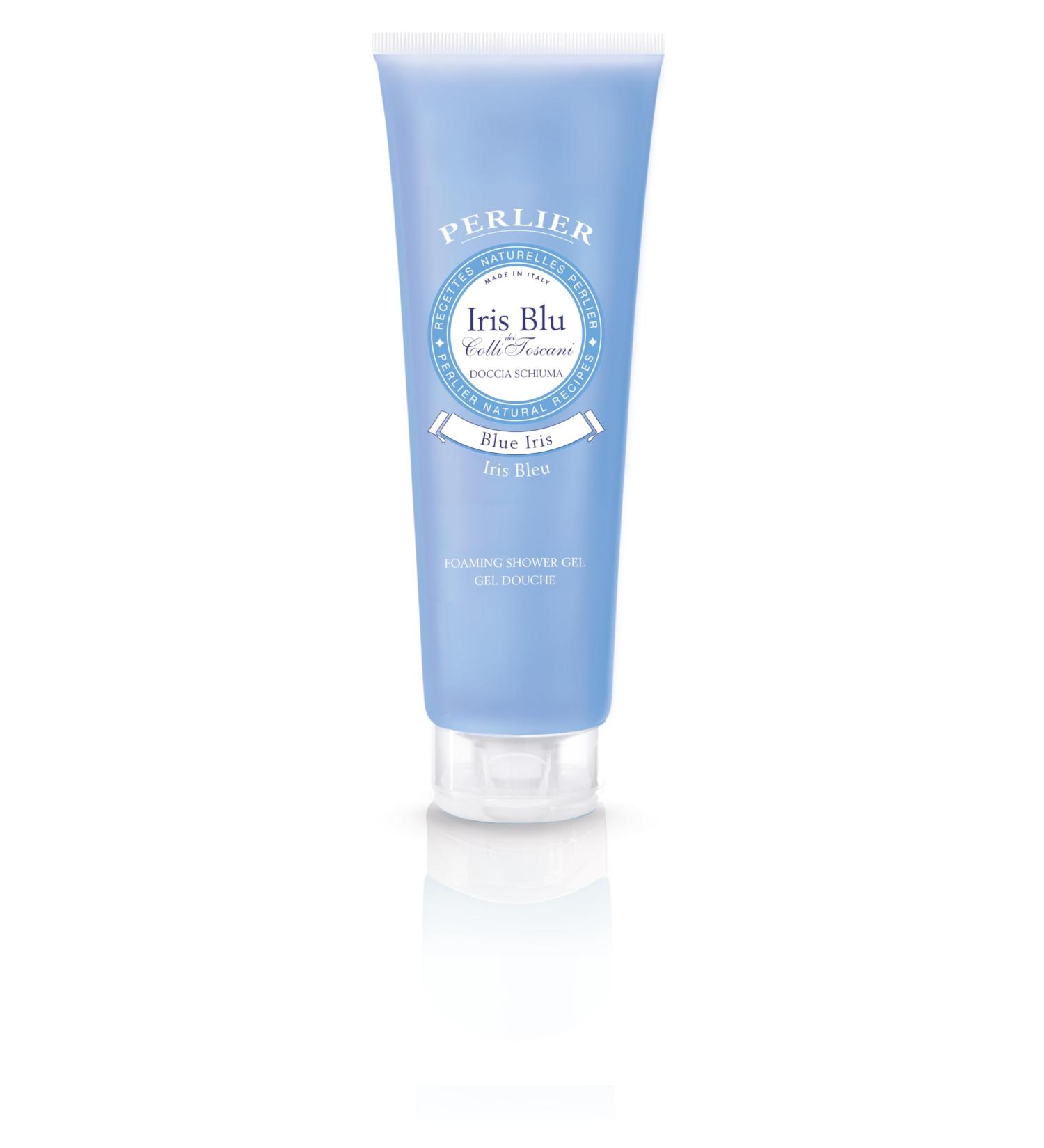 Perlier Iris Blu Shower Foam - Blue Iris Scent | 8.4 oz (250mL) Italian Import - Luxurious Foaming Body Wash - Buy Online on GoSupps.com