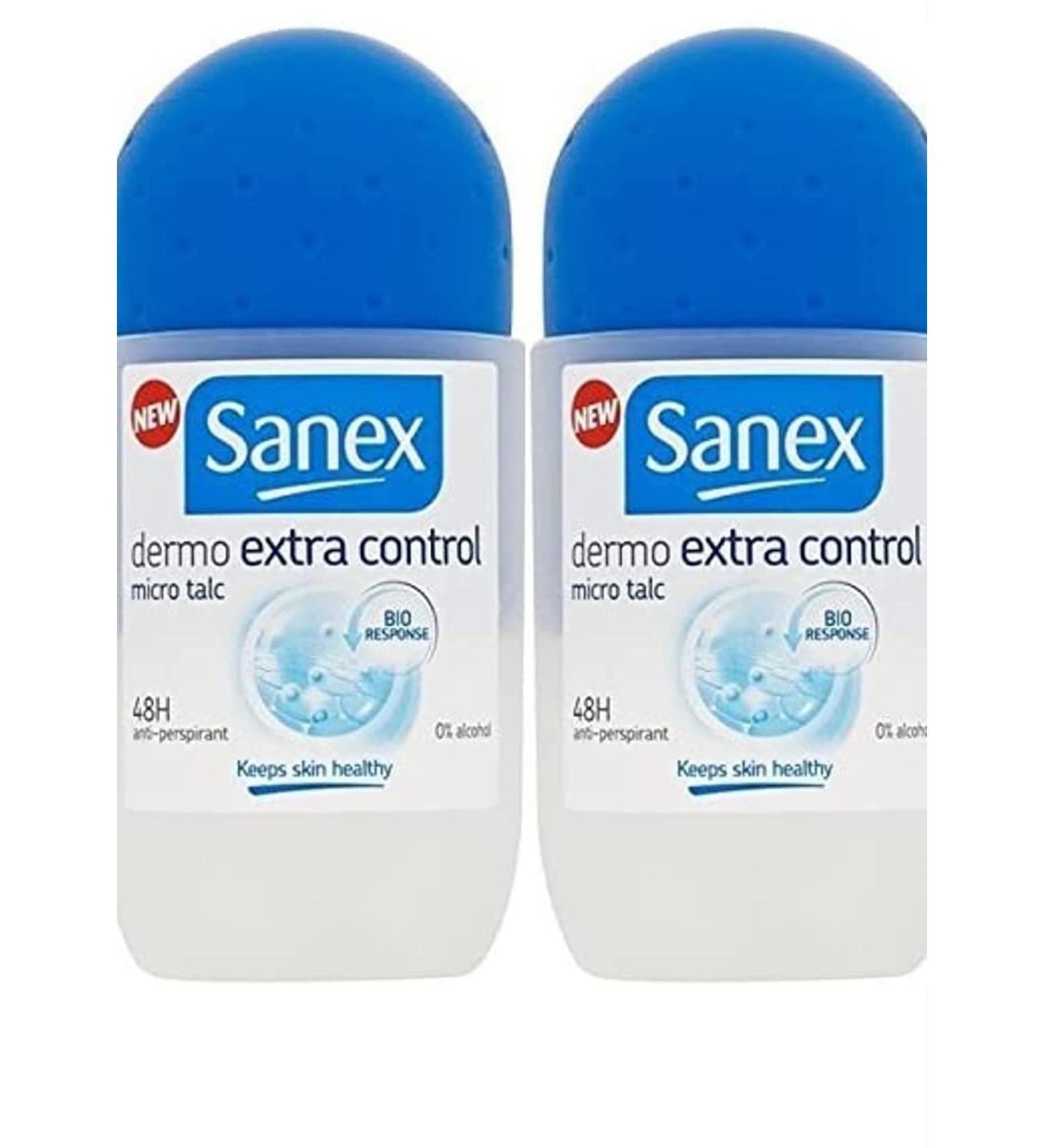 Sanex Rouleau De Contr le Suppl mentaire Sur L'Anti-Transpirant D odorant 50Ml (Lot de 2) - Buy Online on GoSupps.com