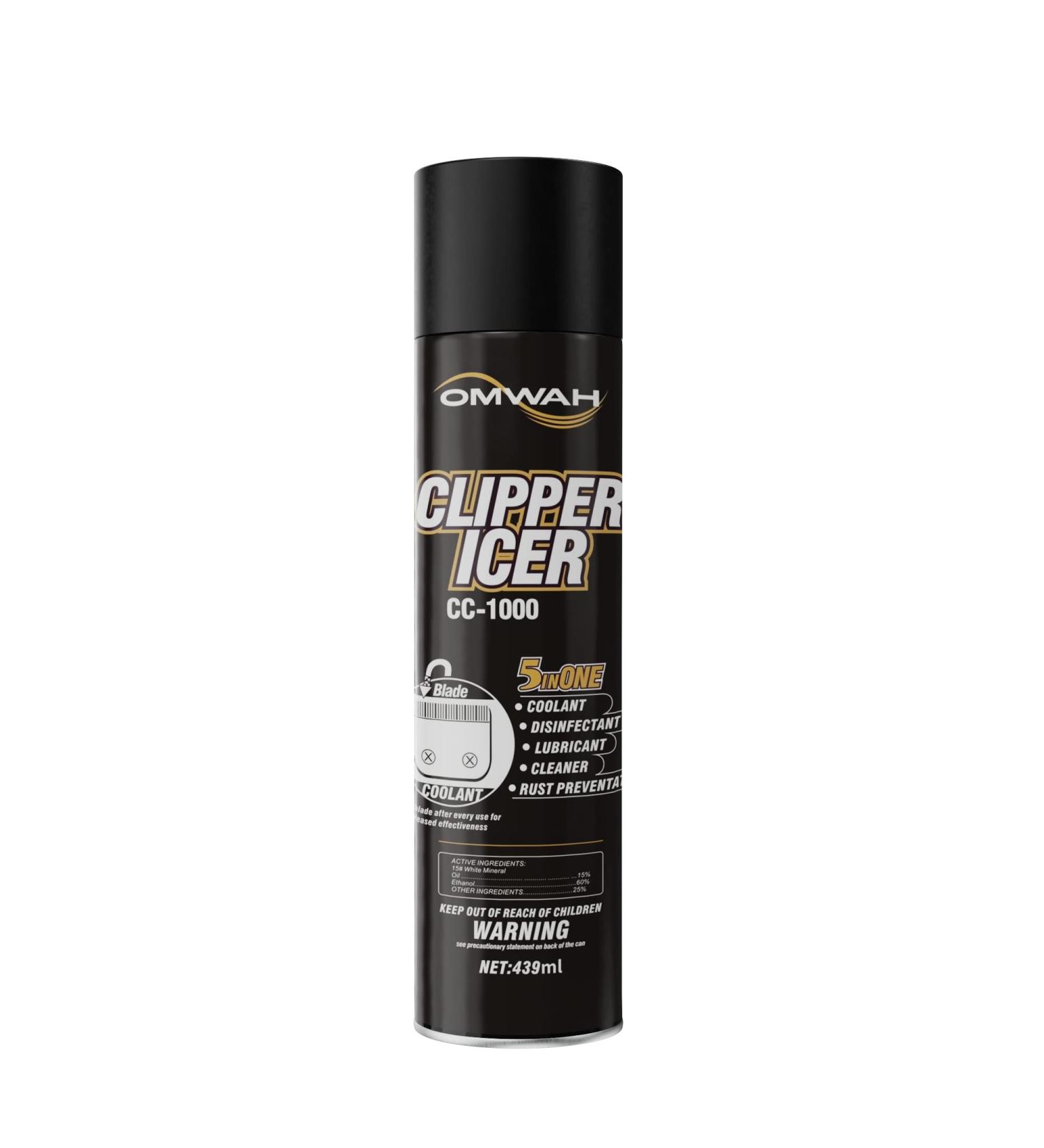 OMWAH 5 in 1 Clipper Icer Blade Cleaner and Lubricant Clipper Spray (1) 1 Pack - Buy Online on GoSupps.com