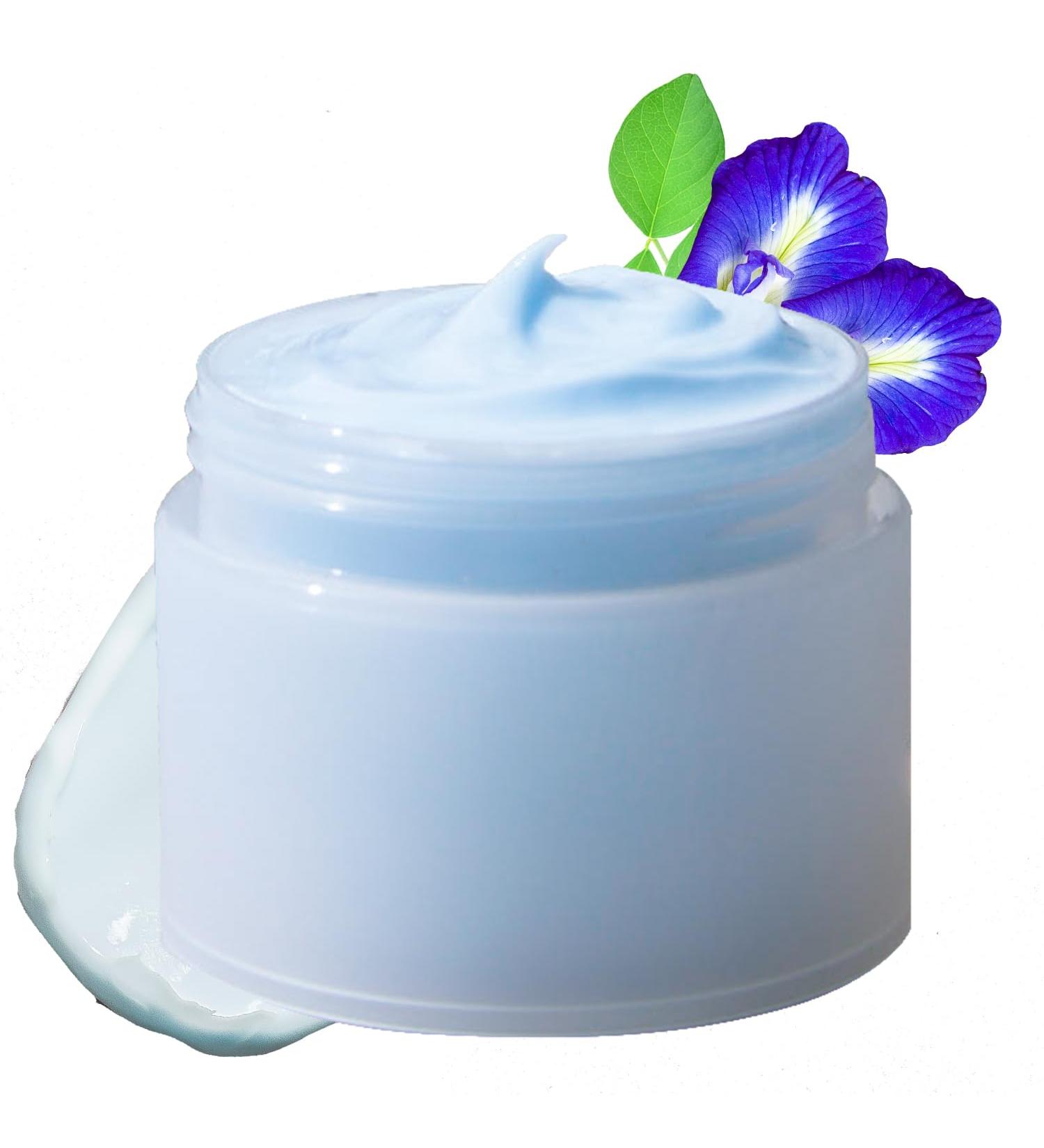 ONGREDIENTS Anti Aging Face Moisturizer - Hydrating Firming Night Cream with Hyaluronic Acid | Korean Butterfly Pea Formula - 1.69 Fl Oz - Buy Online on GoSupps.com
