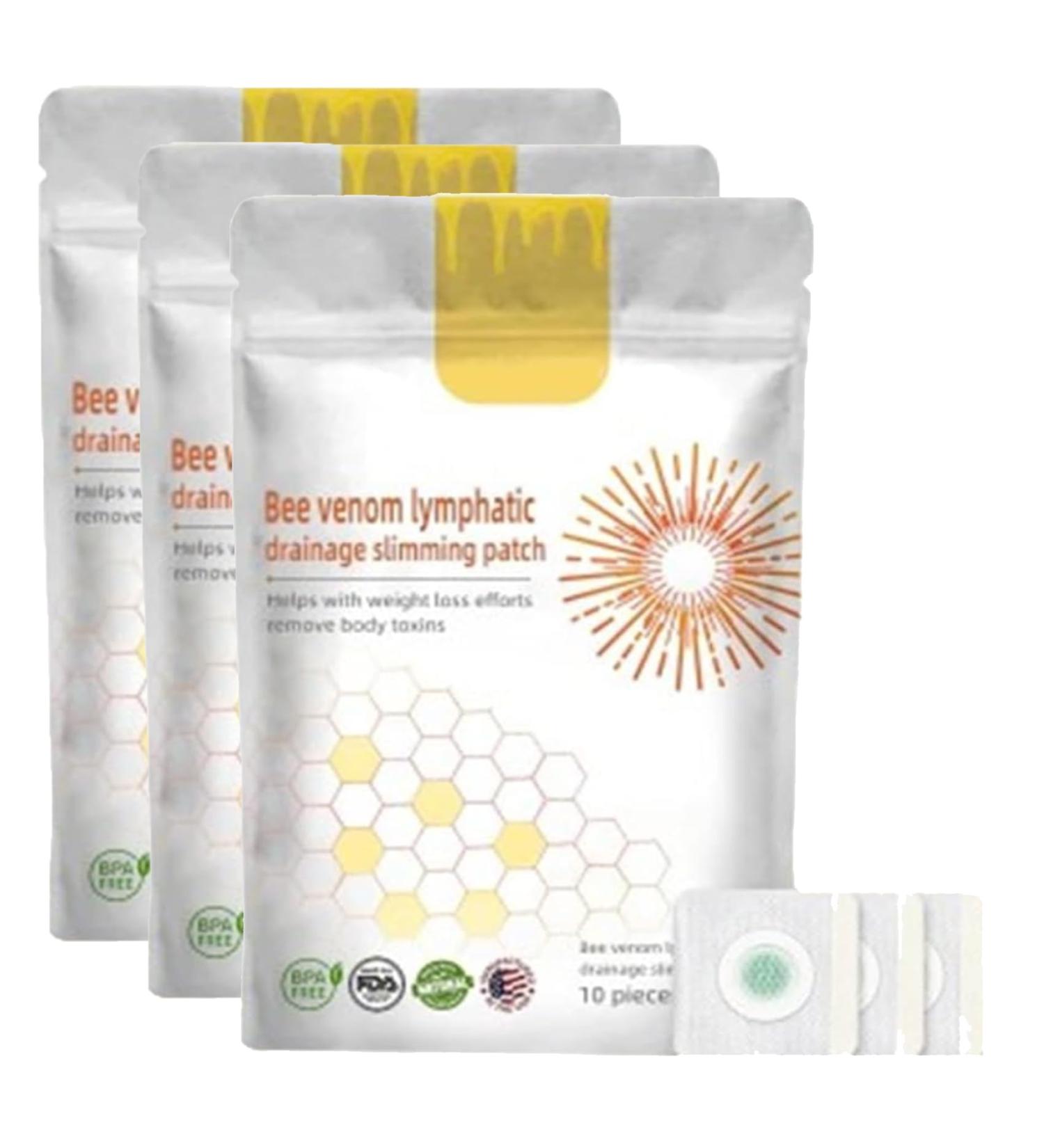 Bostore Bee Venom Lymphatic Drainage Slimming Patches - 3 PCs | Boost Weight Loss & Detoxify | International Shipping - Buy Online on GoSupps.com