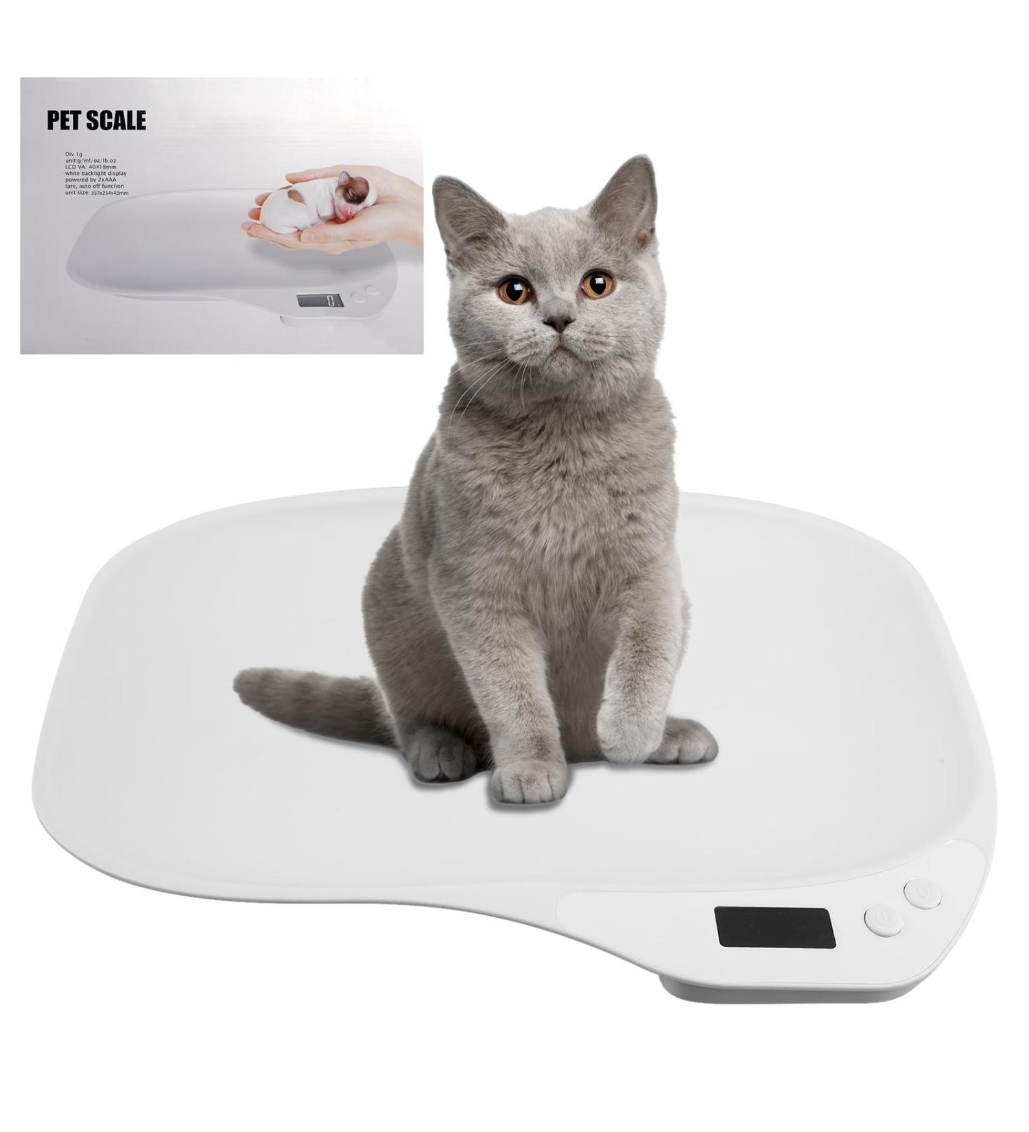 BORDEAG Pet Scale 15 Kg ( 1 G) Digital Pet Scale Digital Bathroom Scale Mini Digital Scale Cat Scale Dog Scale for Kitten Puppy Hamster - Buy Online on GoSupps.com