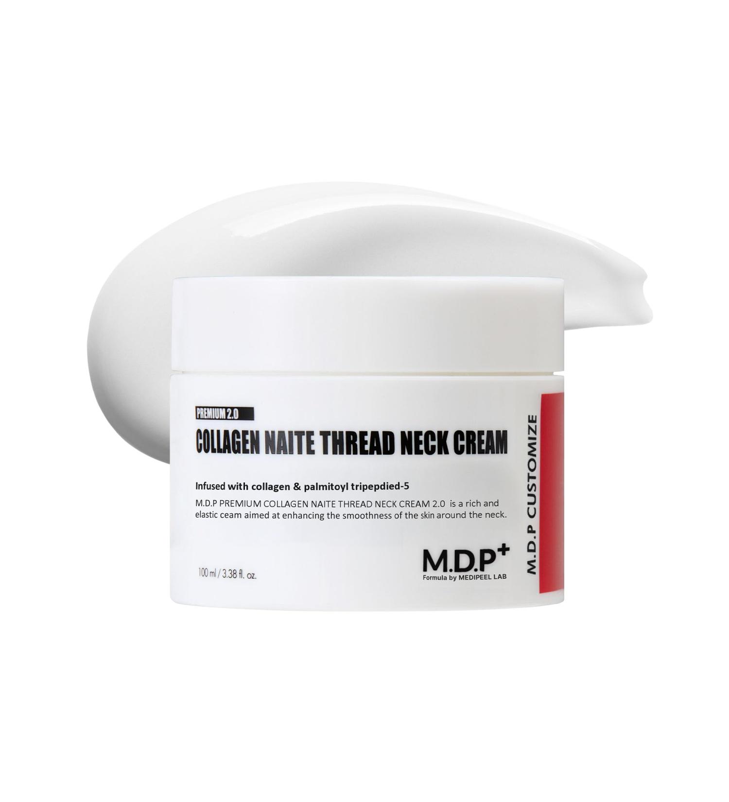 MDP+ Premium Collagen Neck Cream 2.0 | Anti-Aging Skin Tightening & Firming Peptides | Wrinkle & Fine Line Solution for Neck & D collet | 3.38 fl. oz (100ml - Buy Online on GoSupps.com