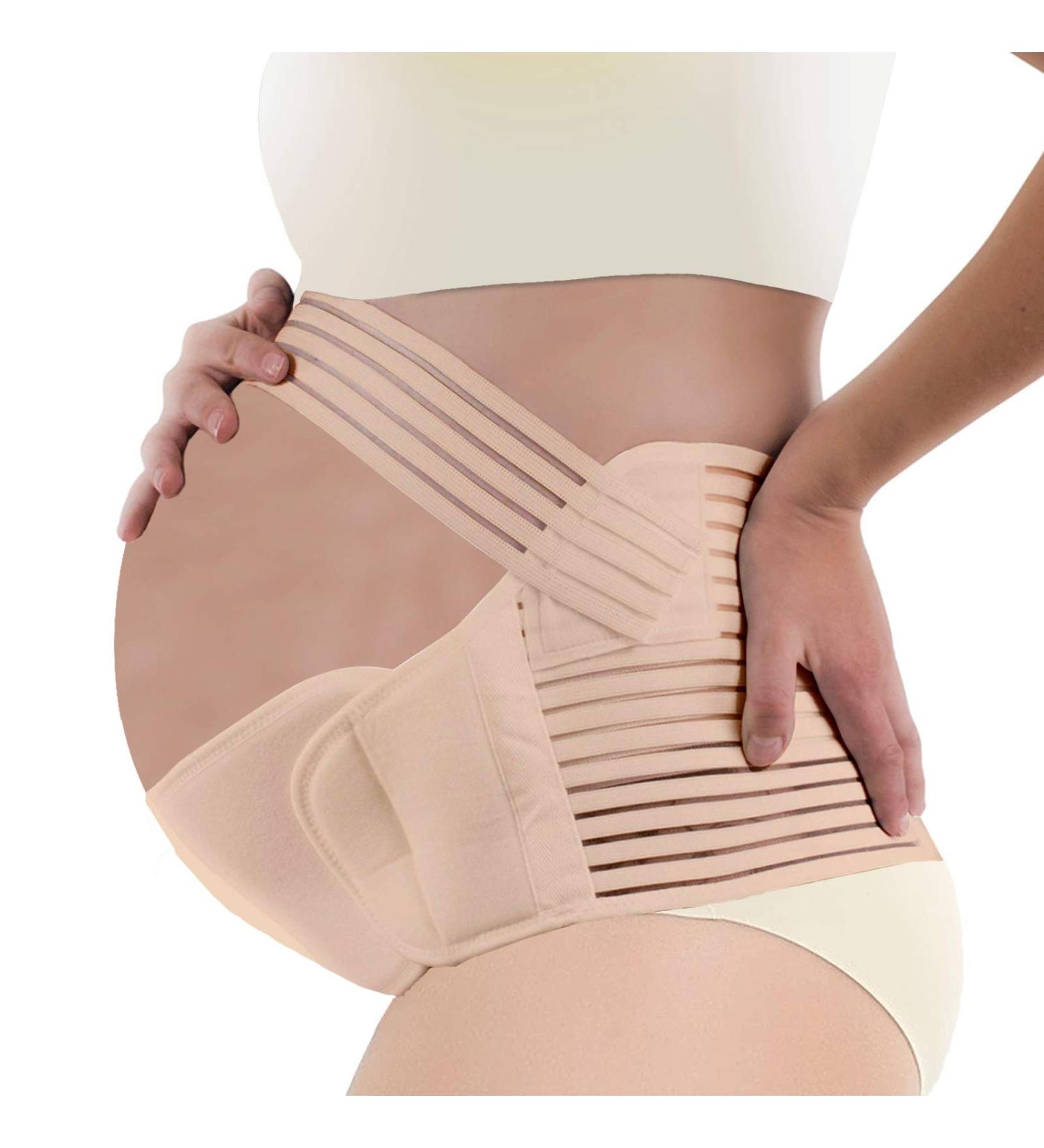 MDHAND Pregnancy Support Belt | 3-in-1 Maternity Belt for Lumbar Back Support | Relieve Back Hip Pain | Maternity Belly Band | Size L - Buy Online on GoSupps.com