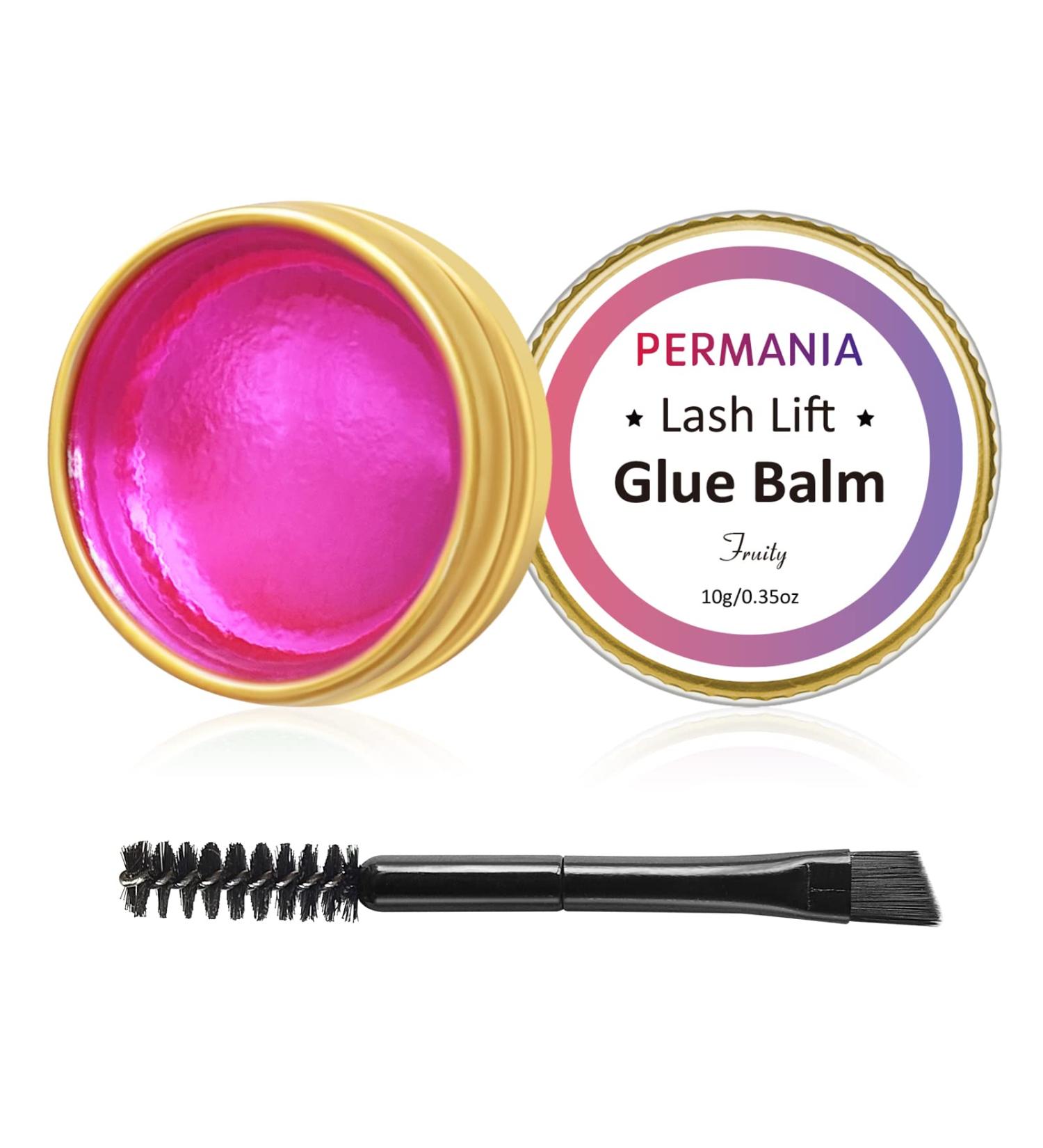 PERMANIA Lash Glue Balm 10g - Pink Peach | Strong Hold for Lash Lift & Brow Lamination Kit - Buy Online on GoSupps.com