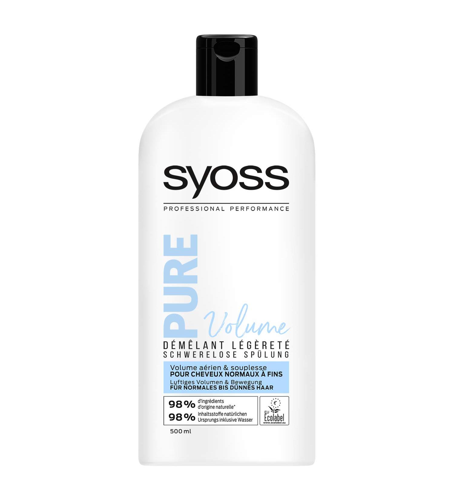 Syoss - Pure Volume Conditioner Normal to Fine Hair - 500 ml