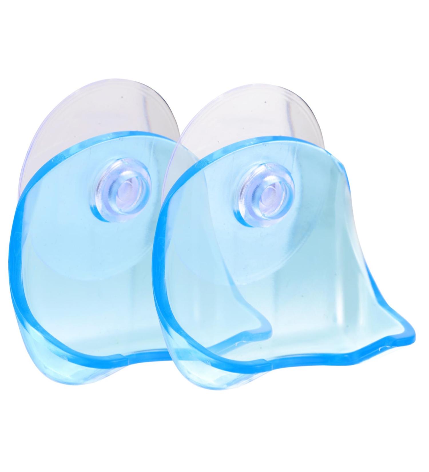 Outanaya 2-Piece Razor Holder - Wall-Mounted Shaver Organizer Rack with Suction Cup for Bathroom - Buy Online on GoSupps.com