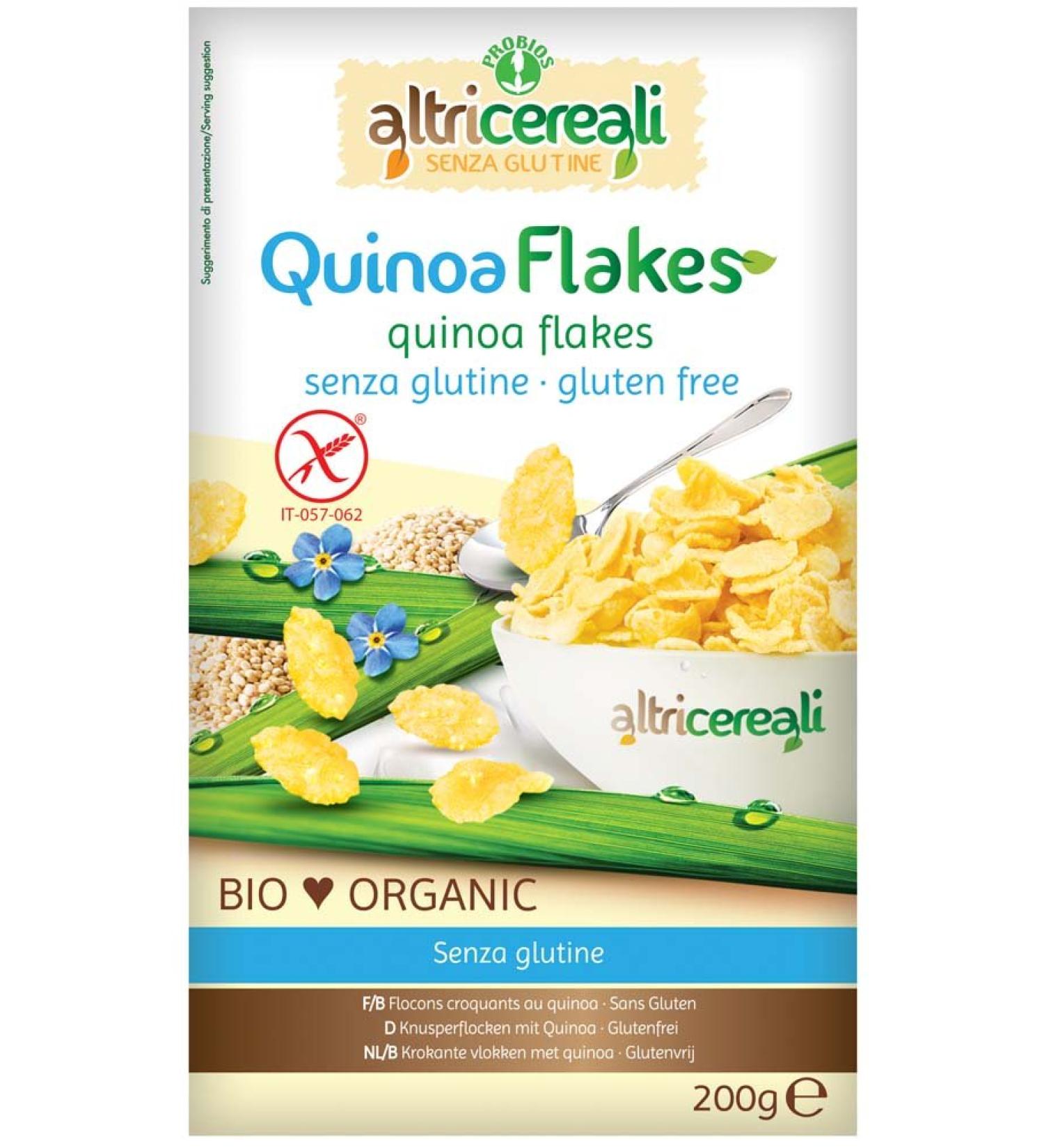 Probios Crispy Quinoa Flakes Gluten Free Organic 200 g