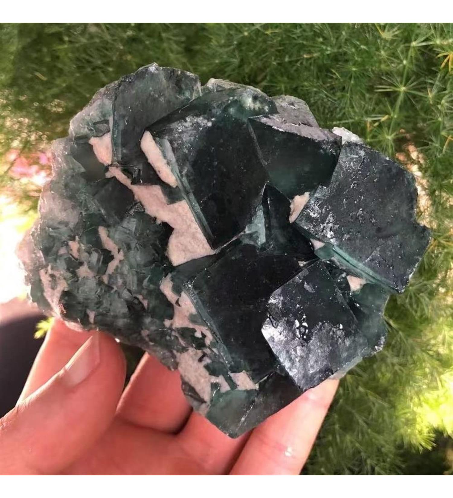 1pc 320-1000g Natural Raw Crystal Stone Unpolished Green Fluorite Rough Rock Oblique Cube Cluster Crystals Reiki Decor Great Choice for Home Decoration QINTINYIN Full of Texture (Size : 1000g) - Buy Online on GoSupps.com