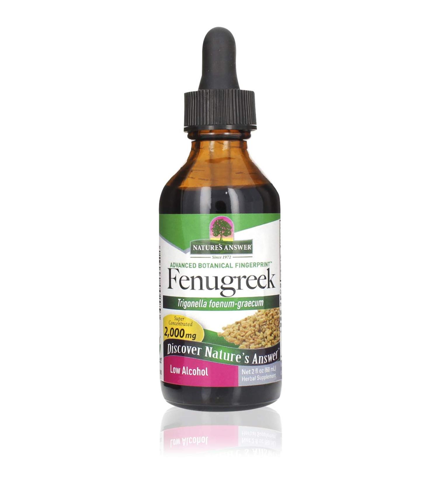 Nature's Answer Fenugreek Seed 2oz - Organic Lactation & Menopause Support - Buy Online on GoSupps.com