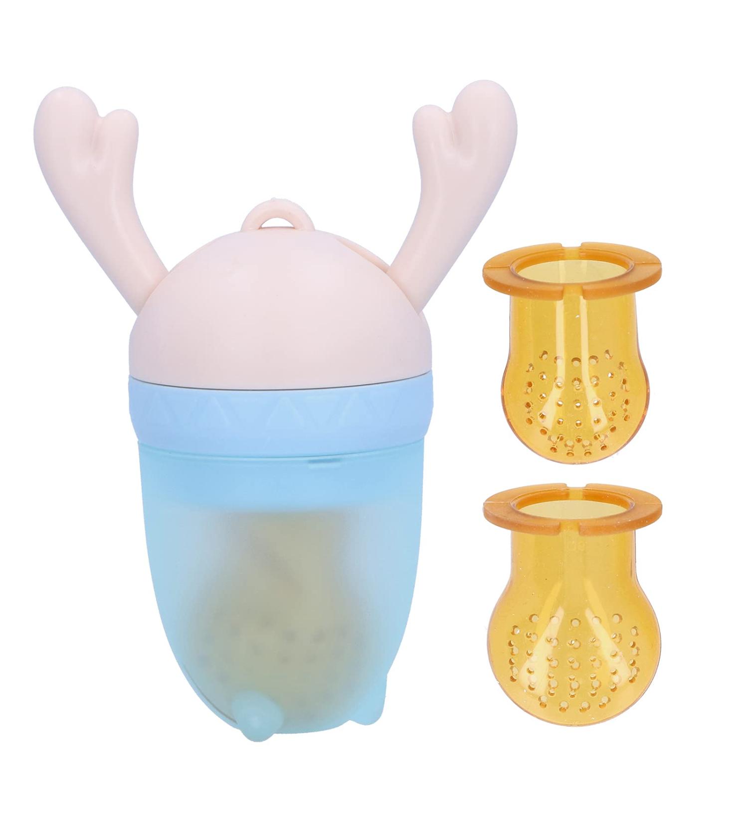 Food Pacifier for Infants | Easy Use Feeder Pacifier | 2mm Opening - Blue Color - Buy Online on GoSupps.com