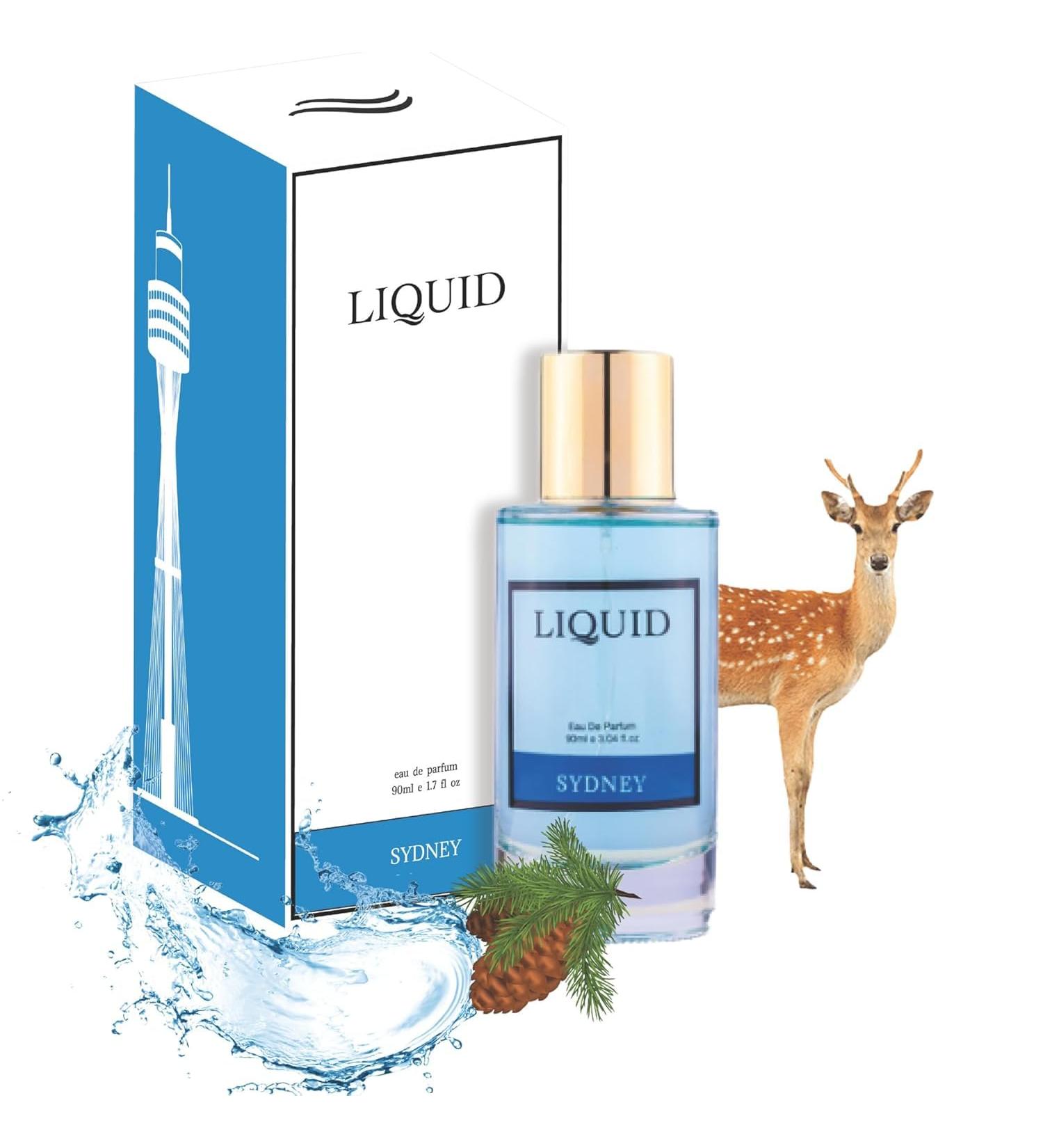 AARVVINTA CRAFT Sydney Luxury Eau de Parfum EDP for Men - 90ml Long Lasting | Premium Gift Perfume | Aquatic & Musk Fragrance | Perfect for Special Occasions | Luxury Scent Inspired by Sydney - Buy Online on GoSupps.com