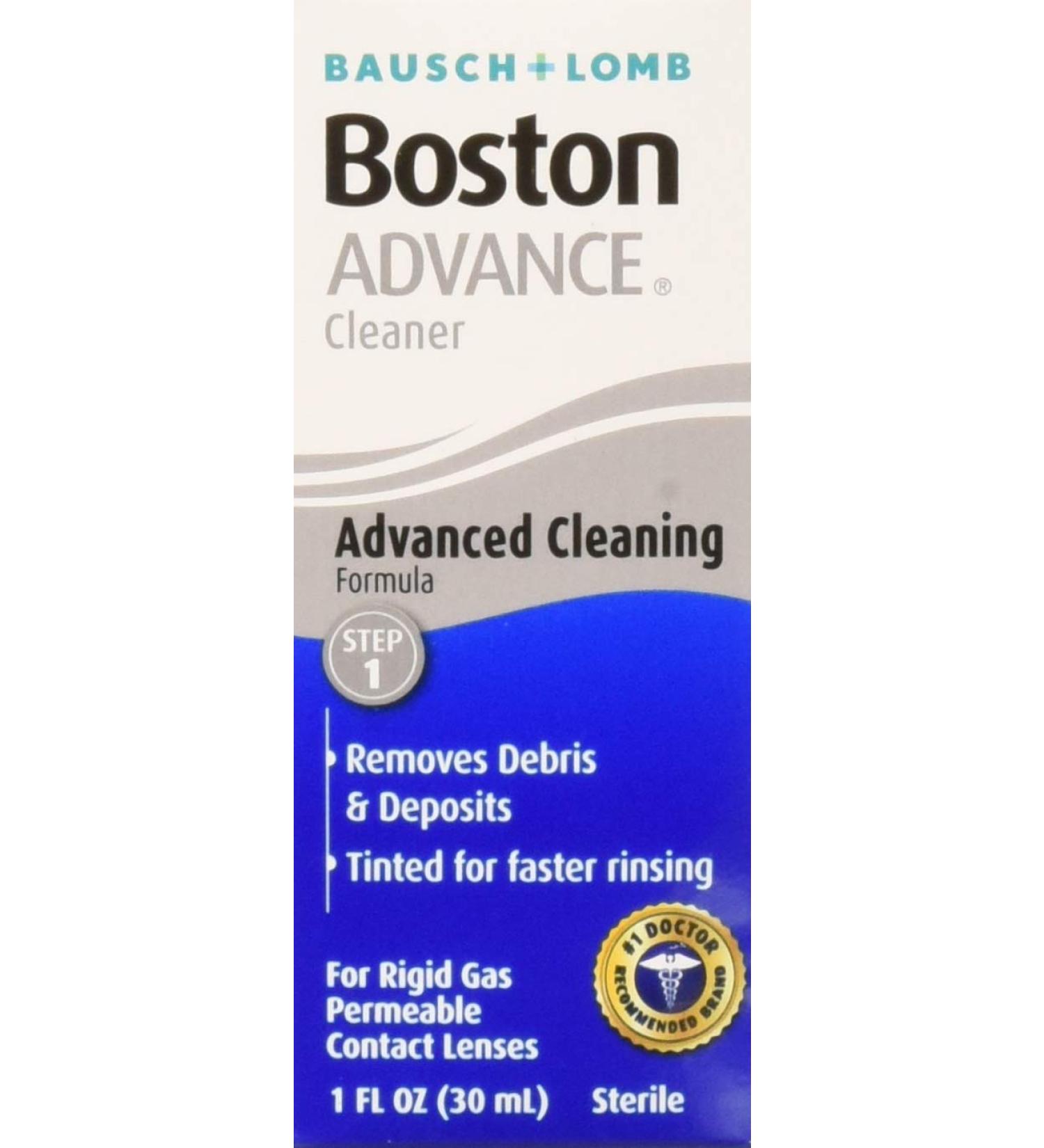 Boston Advance Contact Lens Solution for Gas Permeable Lenses - 4 Pack, 1 Fl Oz - Buy Online on GoSupps.com