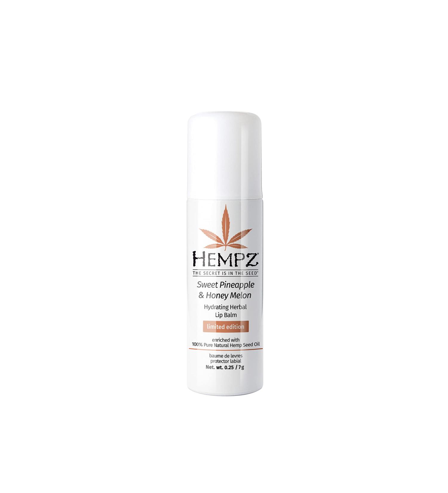 Hempz Sweet Pineapple & Honey Melon Lip Balm | Hydrating Herbal Moisture - 0.25 oz - Buy Online on GoSupps.com