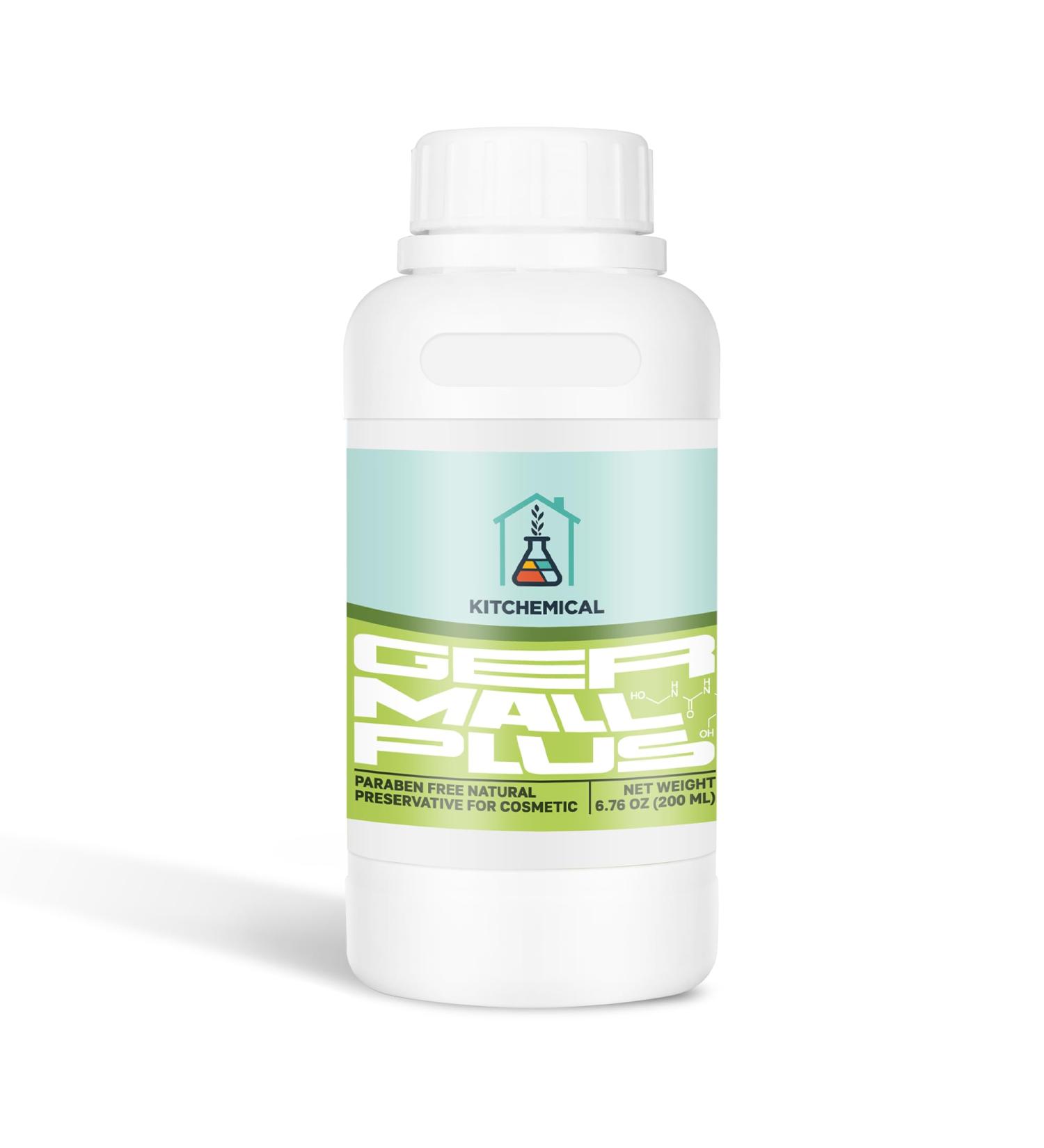KITCHEMICAL Germall Plus Natural Preservative (6.76 oz / 200 mL) Paraben-Free Broad-Spectrum Preservative for Lotions Shampoos Creams & Water-Based Cosmetics Safe & Gentle Formula - Buy Online on GoSupps.com