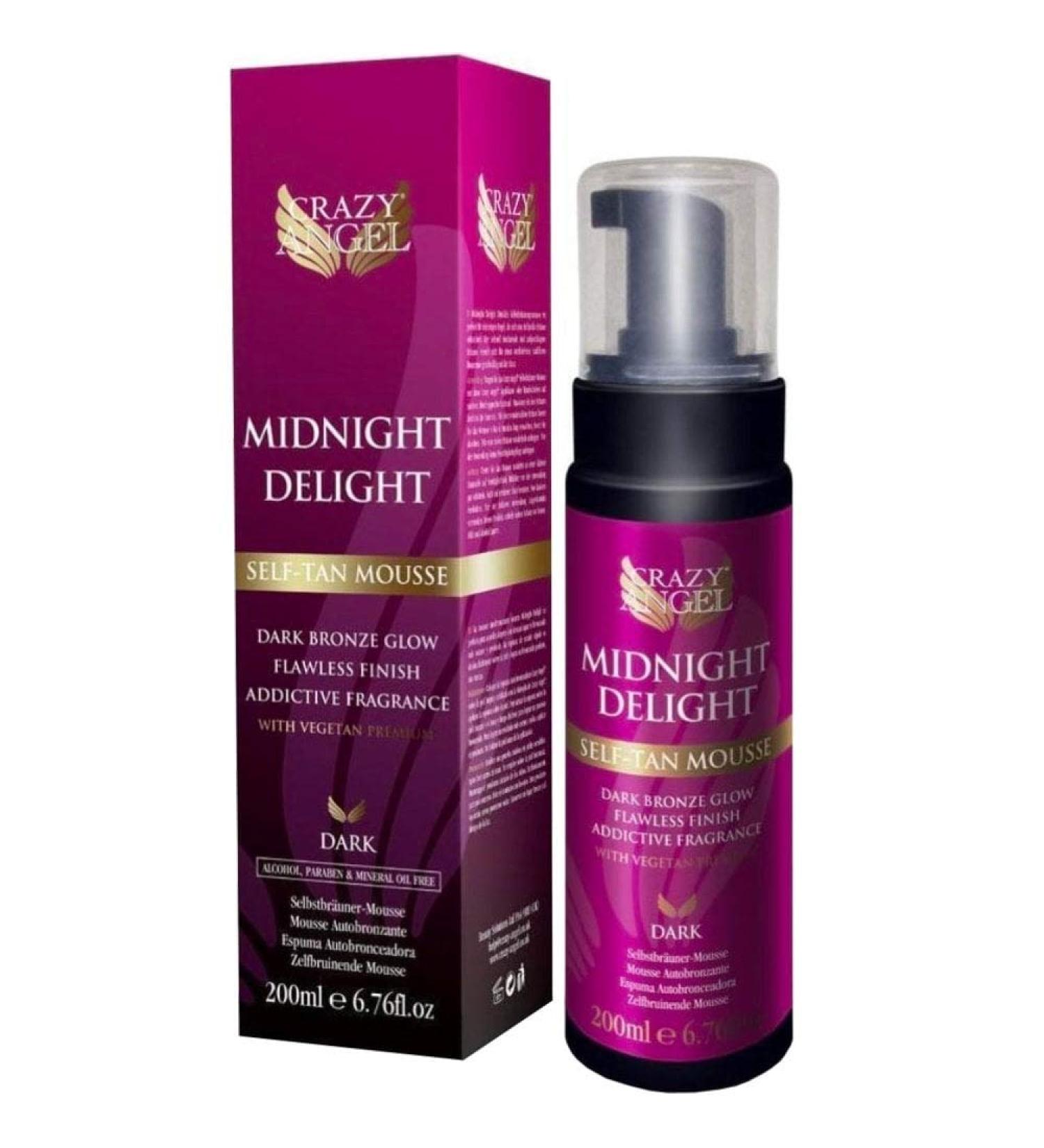 Crazy Angel Midnight Delight Dark Self-Tan Mousse 200 ml