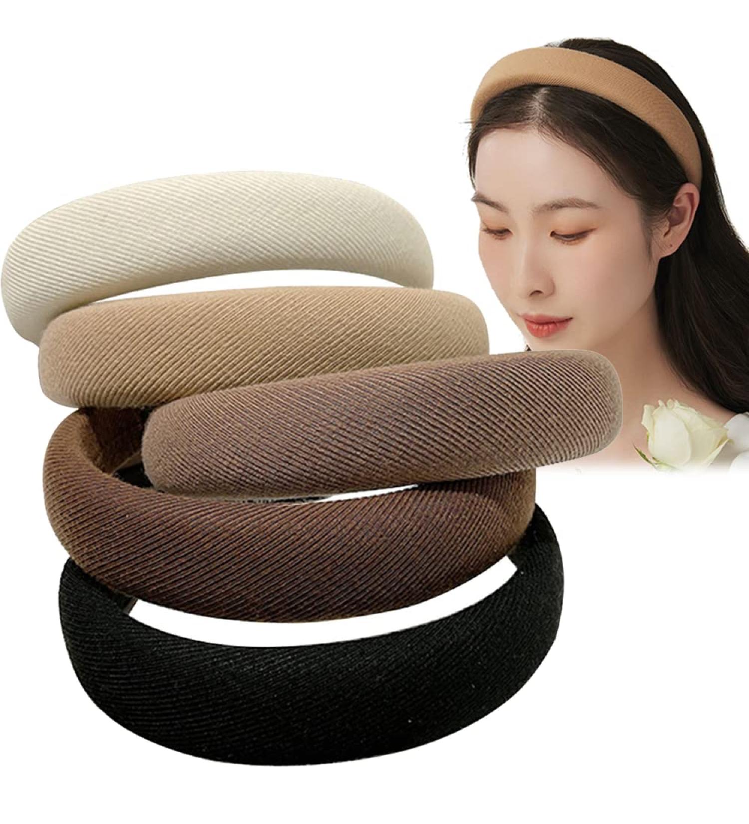 Pack of 5 Fashionable 30mm Hair Bands for Girls & Women - Stylish Headbands for Everyday Wear - Buy Online on GoSupps.com