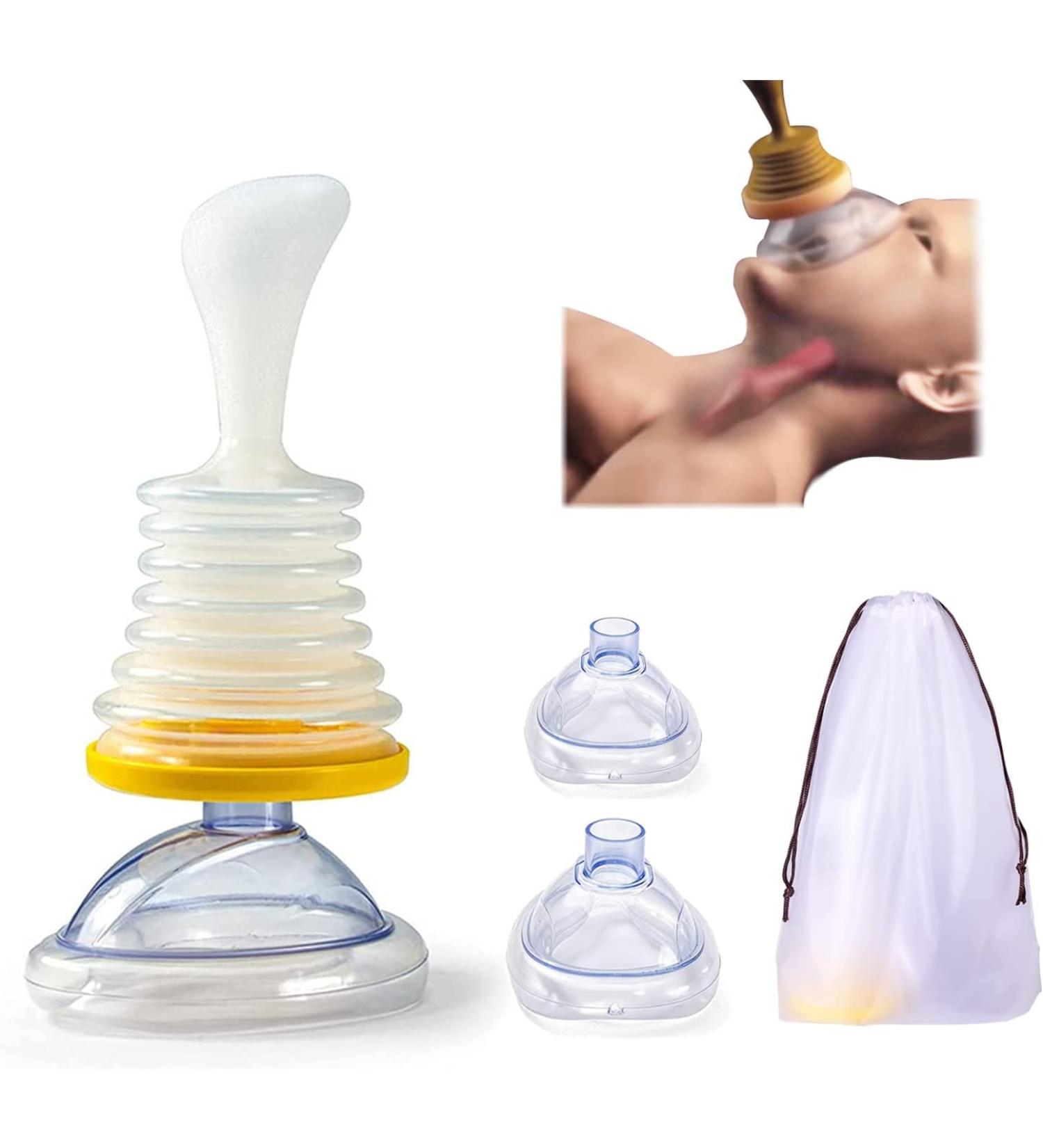 Portable Choking Rescue Device - First Aid Kit for Kids and Adults - Yellow - Buy Online on GoSupps.com