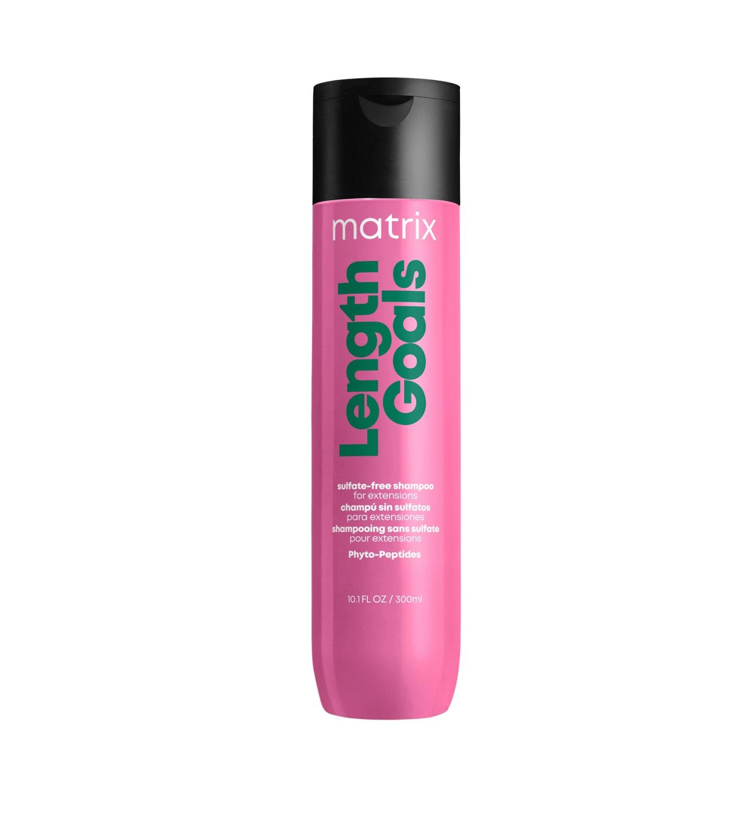 MATRIX Total Results Length Goals Shampoo 10 Fl Oz | Color Safe & Shine-Enhancing | Sulfate-Free Formula for Hair Extensions - Buy Online on GoSupps.com