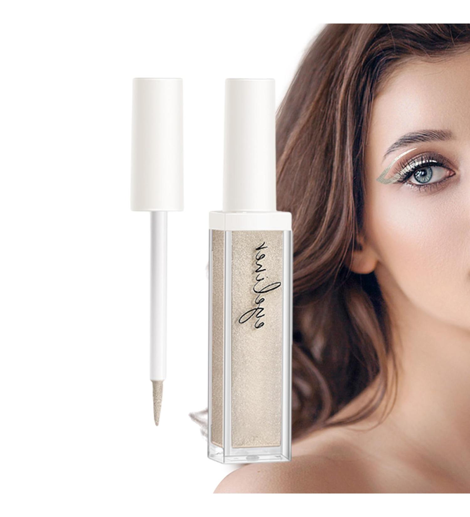  bellv Liquid Eyeliner | Glitter Liquid Eyeliner - Shimmering Liquid Eyeshadow Waterproof Glitter Eyeliner for Valentine's Day and Birthday Gifts Bellv - Buy Online on GoSupps.com