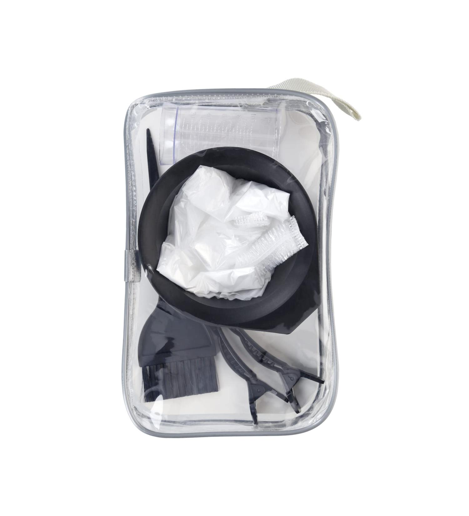 T4B Lussoni hair dyet consisting of bowl hair dye brush 2 hair clip measuring cup cap disposable cloak and disposable gloves hairdresser accessories