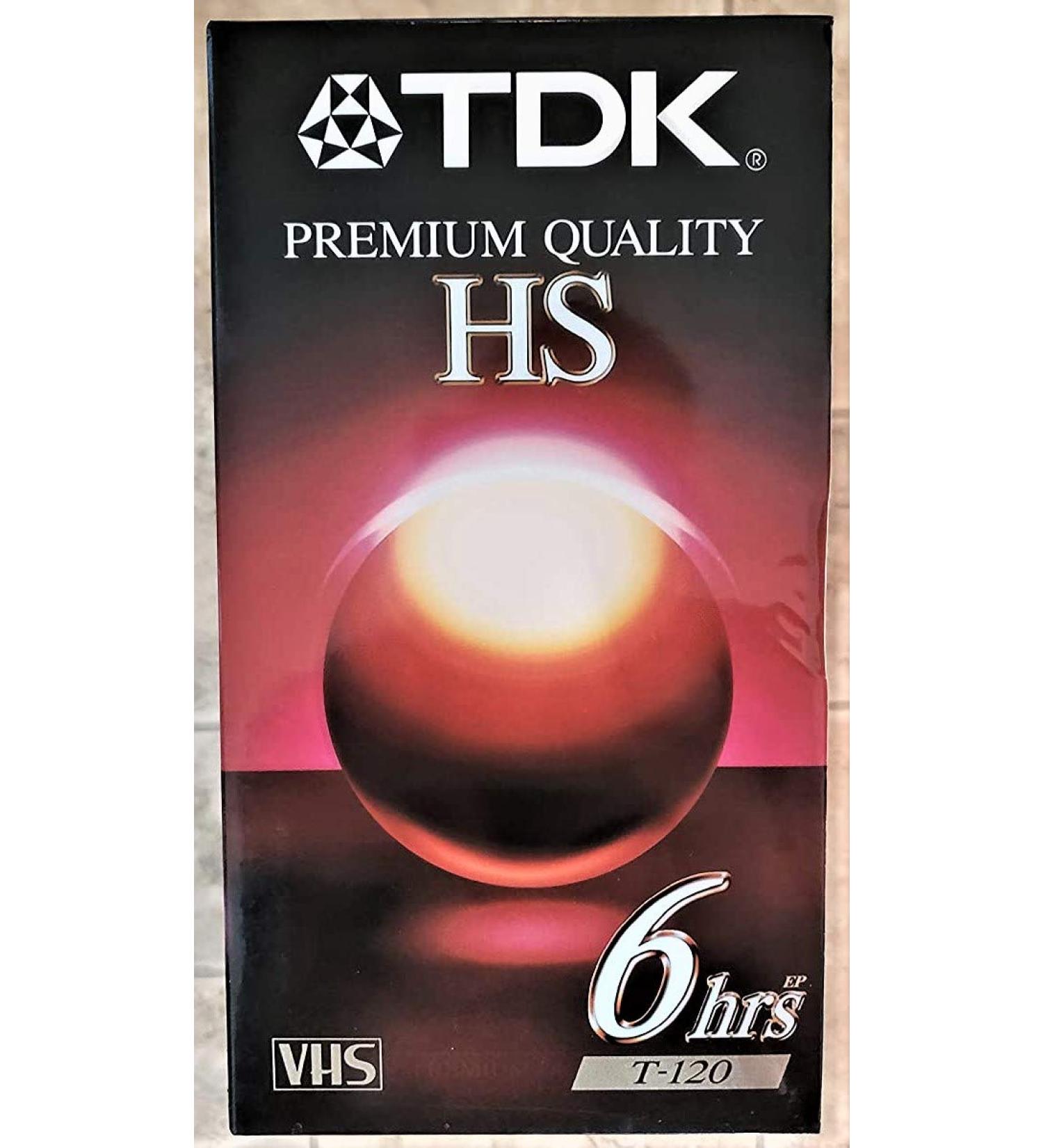 TDK T120HS High Standard VHS Video Tape (Discontinued by Manufacturer) - Buy Online on GoSupps.com
