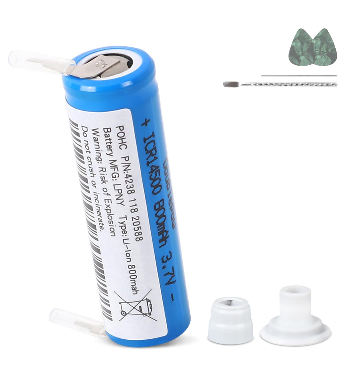 Electric Toothbrush Battery Replacement for Philips Sonicare Series - Waterproof Seal Solder Wire & Tools Included - Buy Online on GoSupps.com