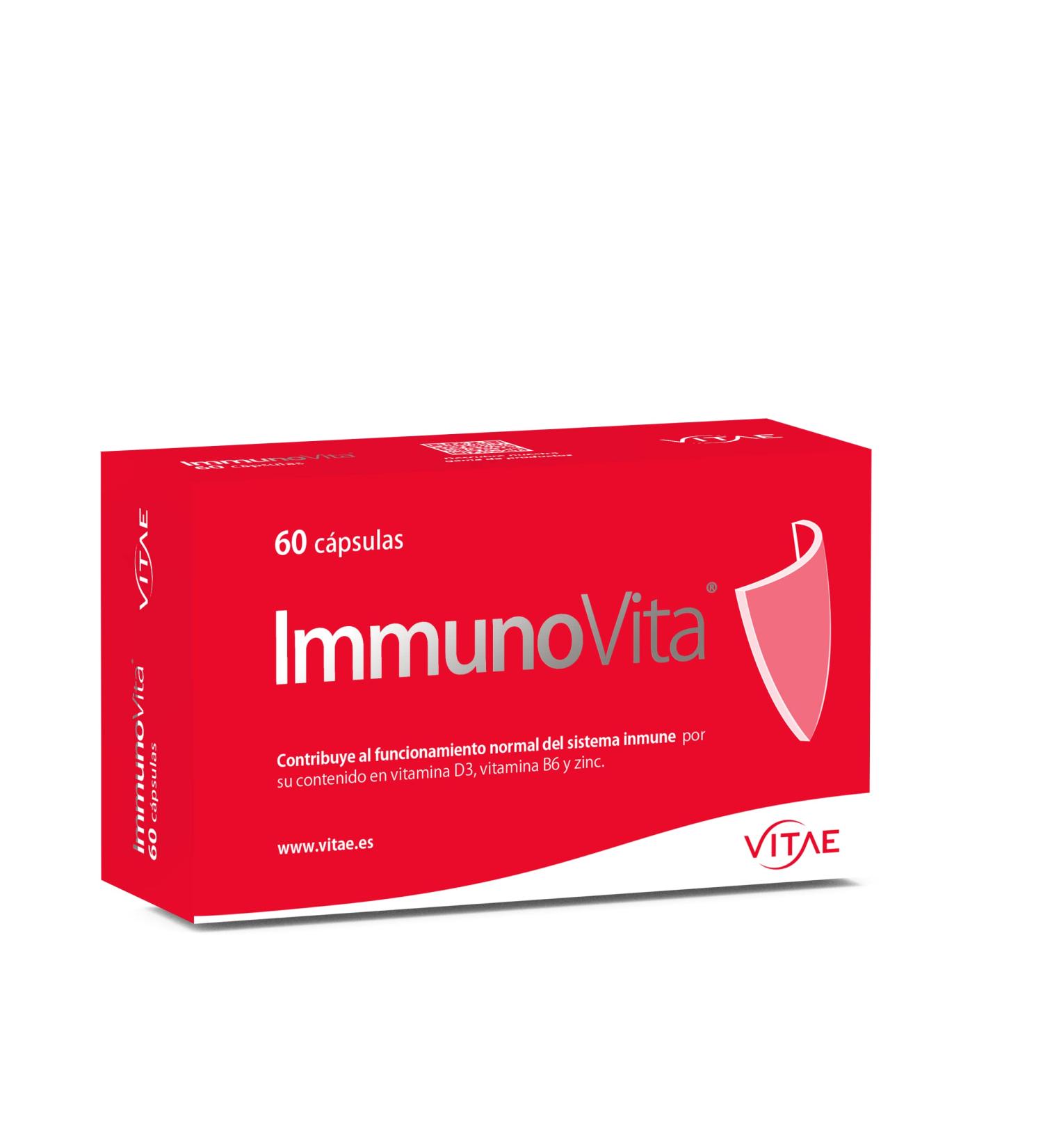 VITAE INMUNOVITA 60cap is a capsule that simplifies daily nutrient intake It is taken regularly according to the indicated dosage The package contains 60 capsules This fits - Buy Online on GoSupps.com