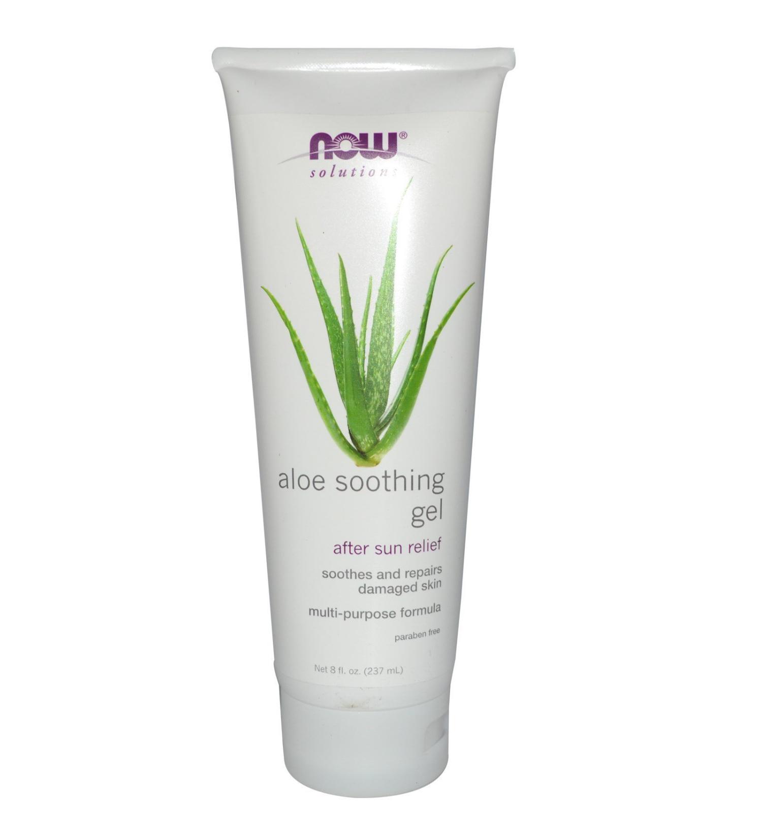 Aloe Soothing Gel 8 oz by Now Foods (Pack of 3)