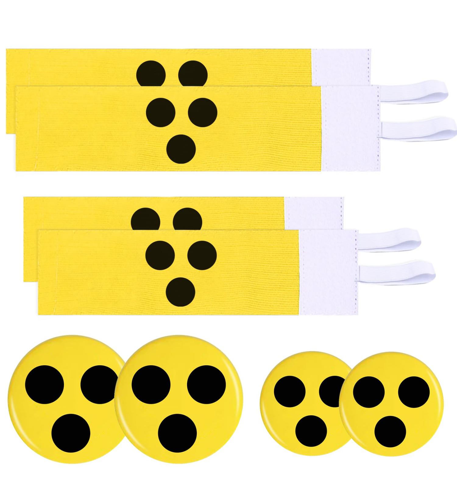 Blind Badge Armband Set - 4 Pieces for Visually Impaired | Perfect Gift for Assistance & Accessibility - Buy Online on GoSupps.com