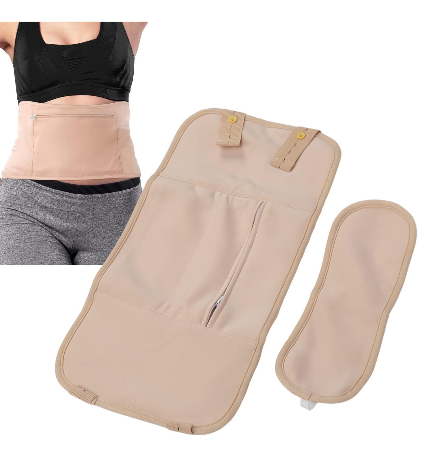 Reusable Organic Castor Oil Packaging Wrap | Adjustable Washable & Leak-Proof | Comfortable Neck & Waist Belt - Buy Online on GoSupps.com