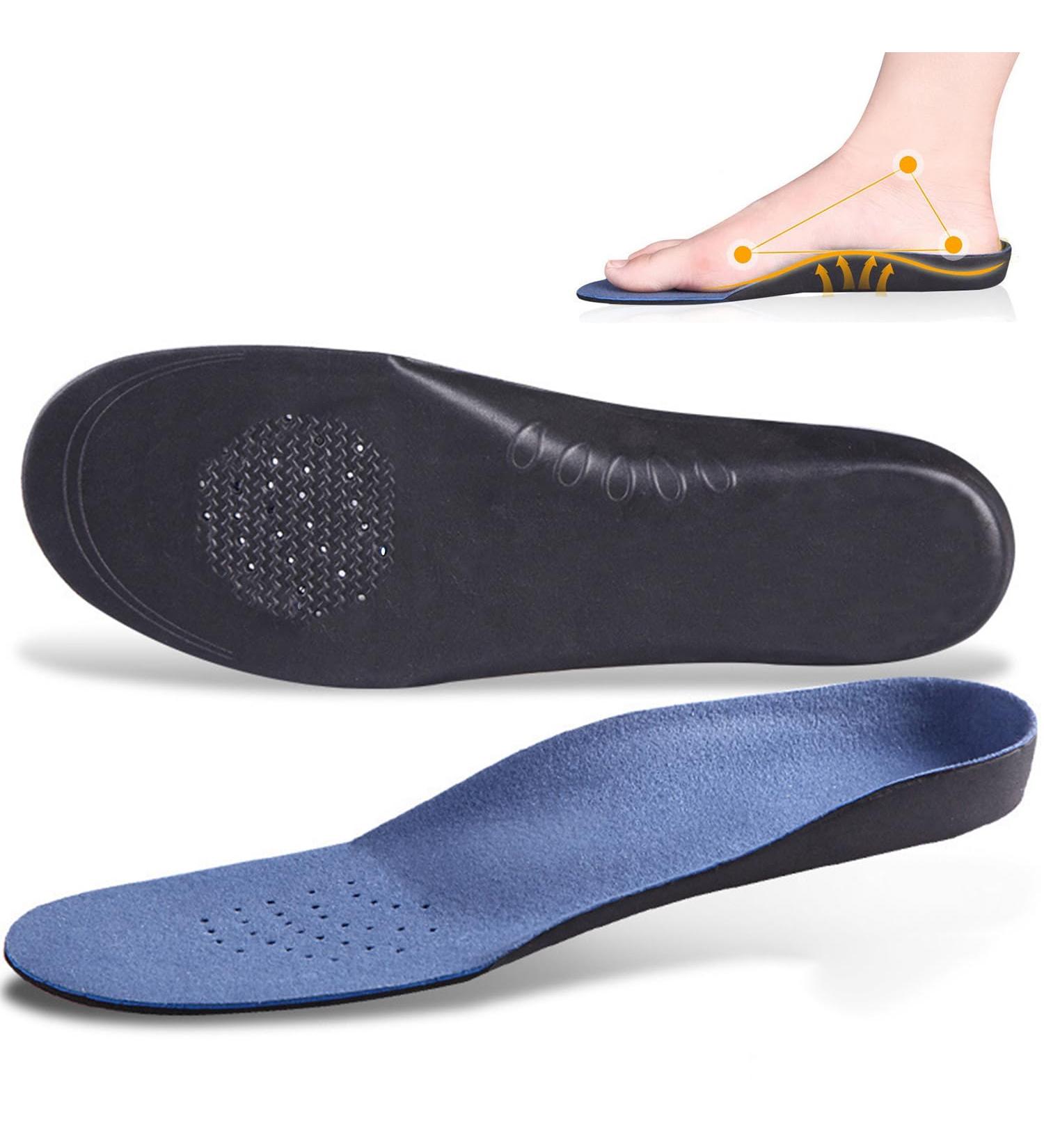 Orthopedic Heel Spur Insoles | High Arch Support Inserts for Plantar Fasciitis | Comfortable Shoe Inserts for Men & Women - Buy Online on GoSupps.com