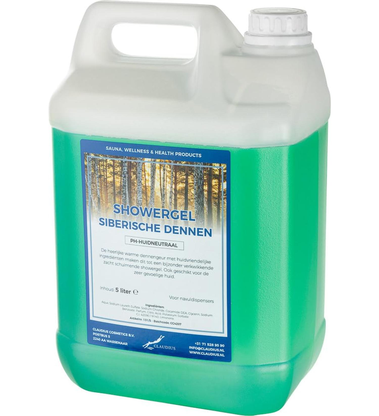 Claudius Showergel Siberian Pine 5 liters